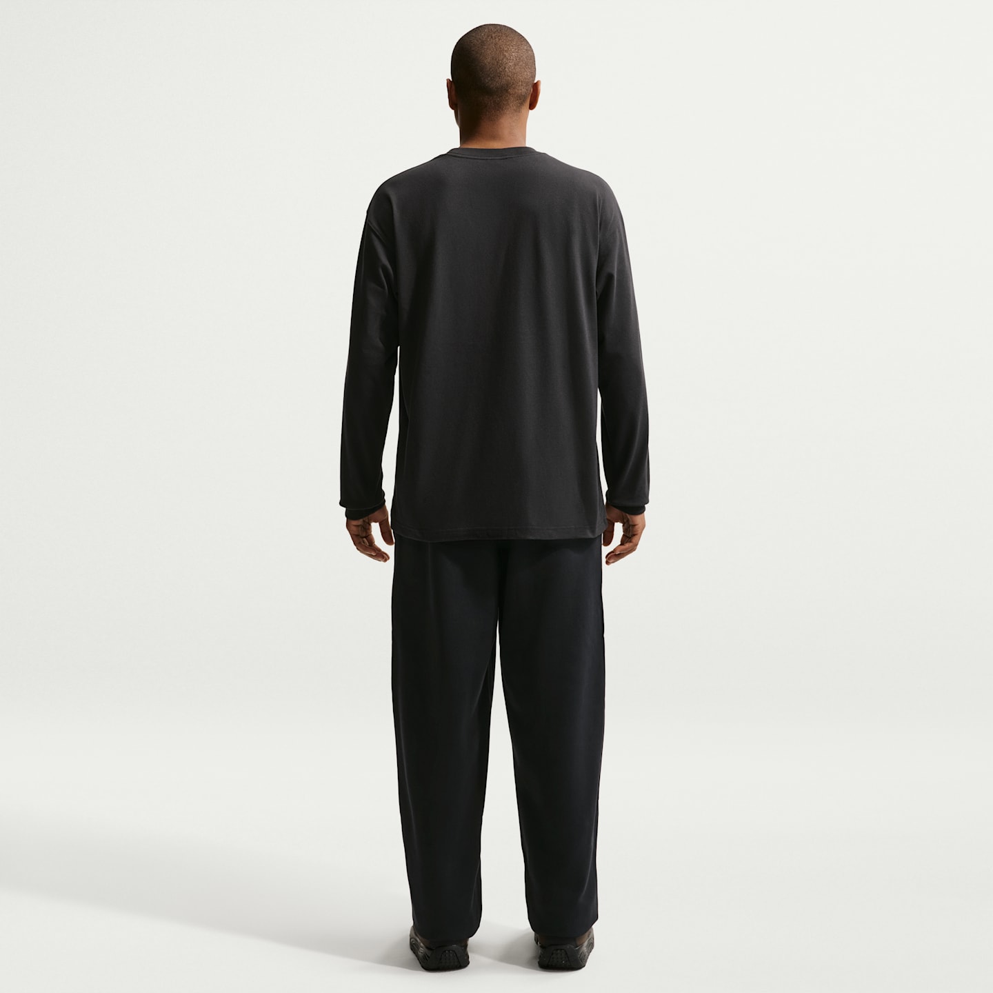 Мужские флисовые брюки Nike ACG Tuff Fleece, цвет: Чёрный / Снежный белый — фото 6