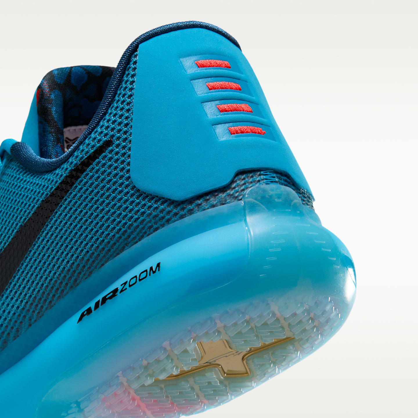 Мужские кроссовки Nike Kobe 10 Protro "Blue Lagoon" Basketball, цвет: Синий / Чёрный — фото 8
