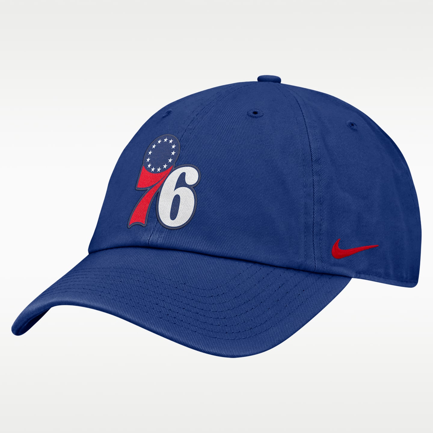Кепка Nike Philadelphia 76ers Club NBA Hardwoods, цвет: Синий — фото 1