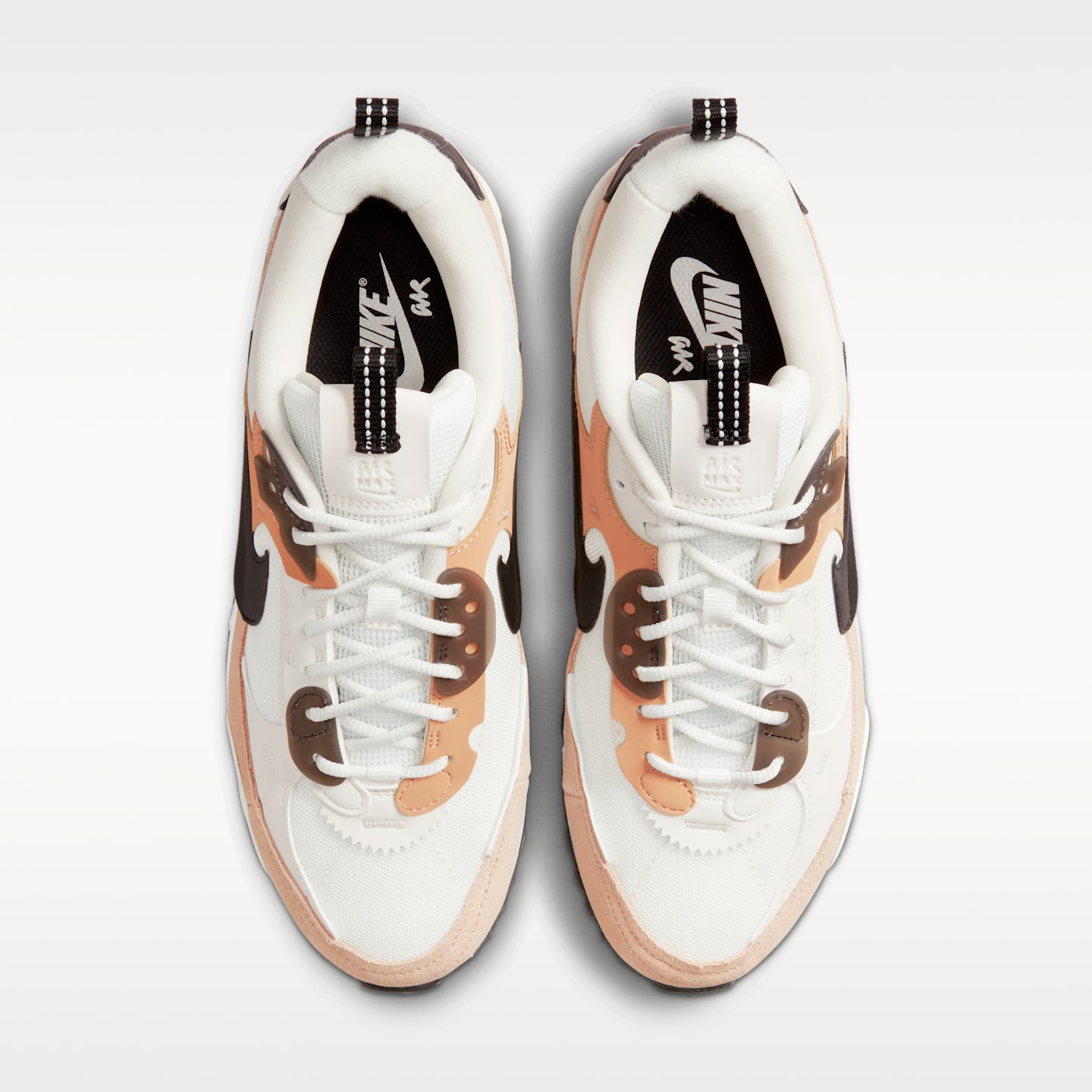 Женские кроссовки Nike Air Max 90 Futura, цвет: Натуральный бежевый / Чёрный — фото 4