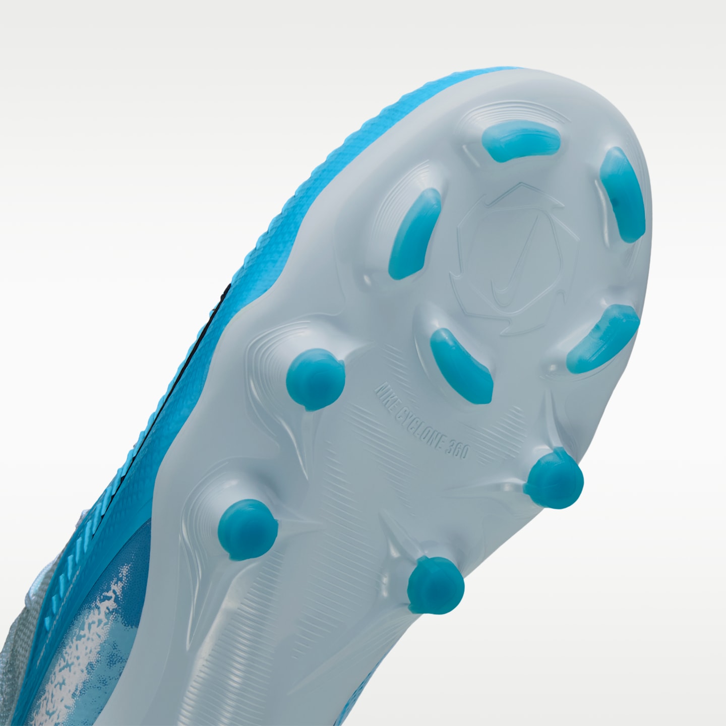 Детские бутсы Nike Jr. Phantom 6 Low Pro Multi-Ground Soccer Cleats, цвет: Синий — фото 7