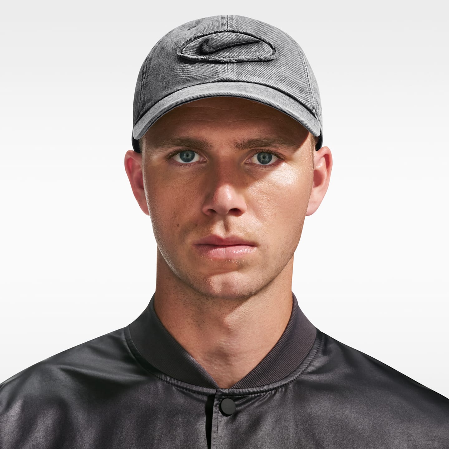 Кепка Nike Club неструктурированная с джинсовой нашивкой, цвет: Антрацитовый — фото 3
