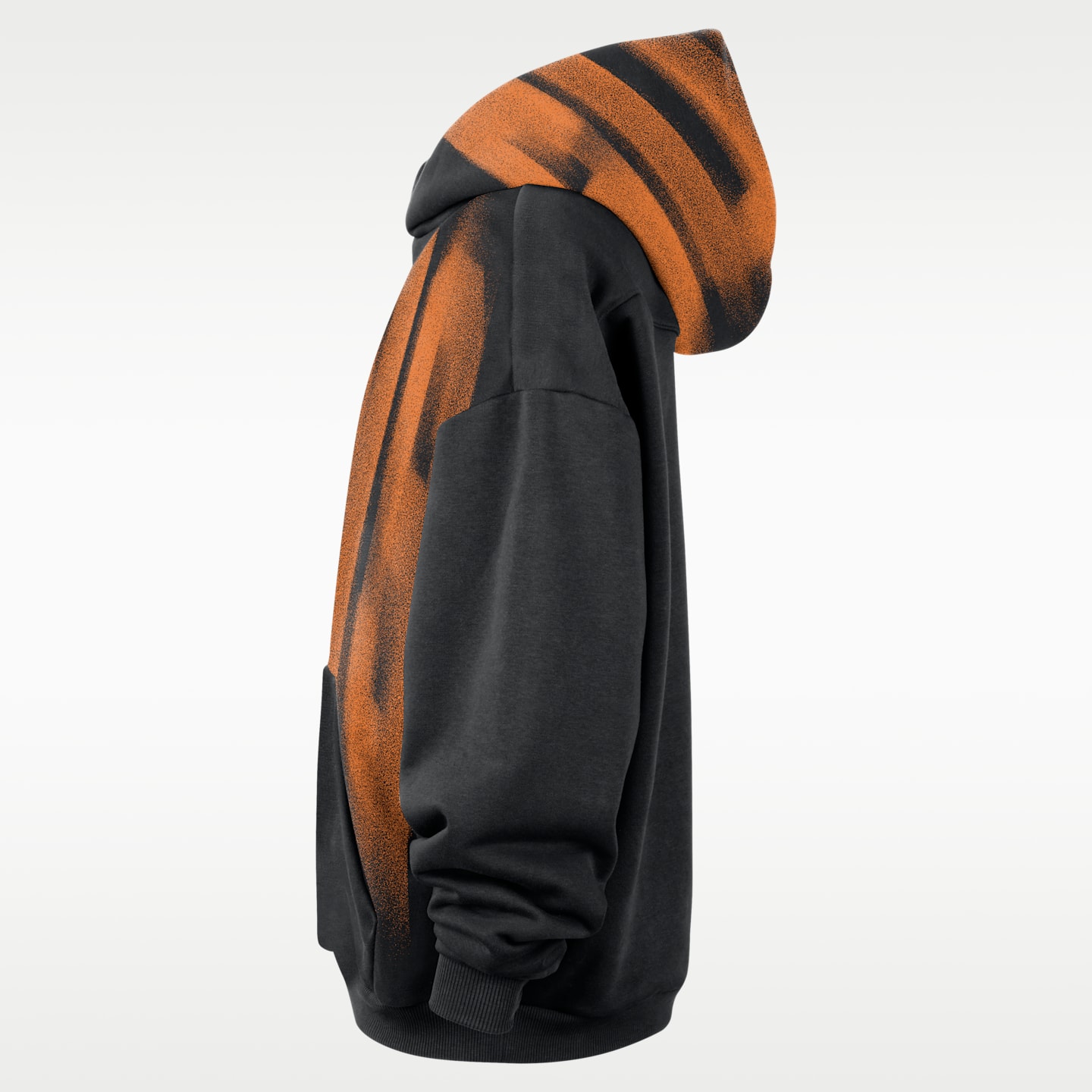 Мужское худи Nike Phoenix Suns Standard Issue Therma-FIT Fleece Basketball, цвет: Чёрный / Белый — фото 3