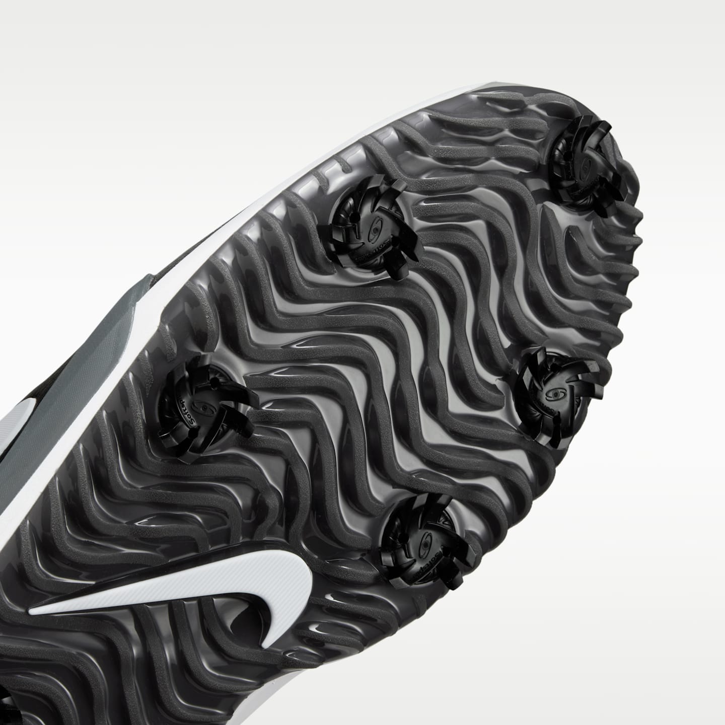 Кроссовки Nike Victory Pro 4 Golf Shoes, цвет: Чёрный / Железный серый — фото 7