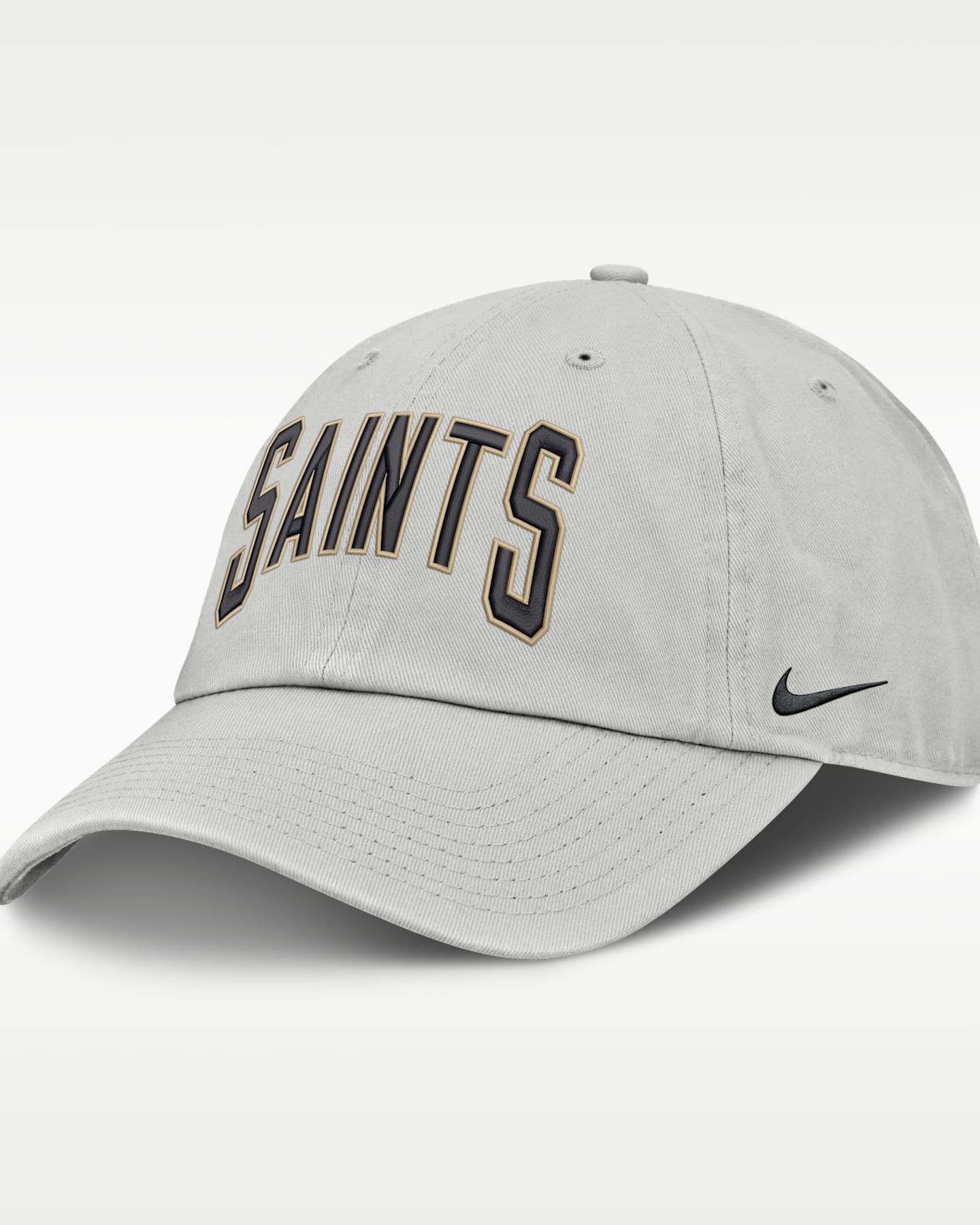 Мужская кепка Nike NFL New Orleans Saints Primetime Club Arched, цвет: Серый — фото 3