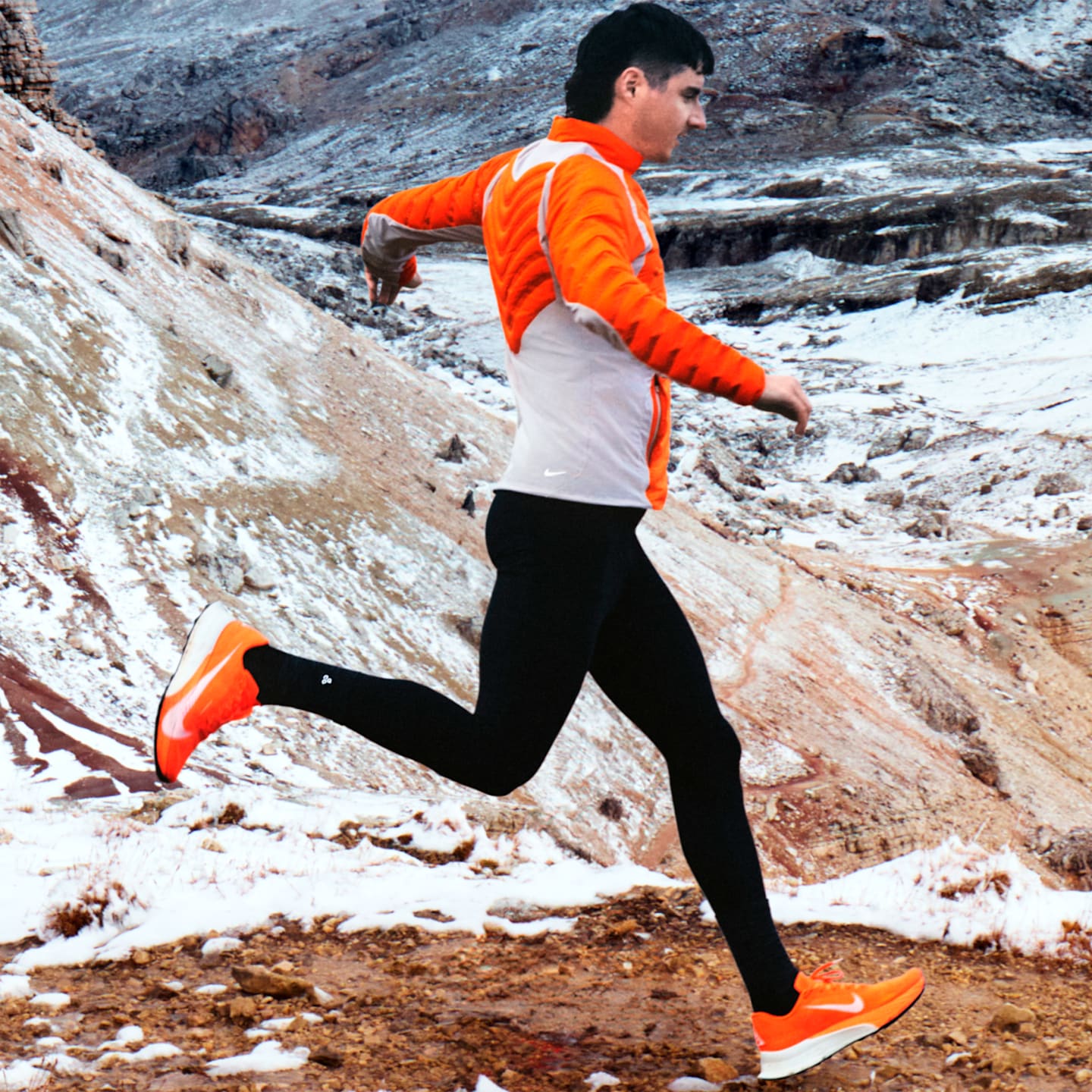 Мужские тайтсы для трейлраннинга Nike ACG "Lunar Ray" Dri-FIT ADV, цвет: Чёрный / Снежный белый — фото 7