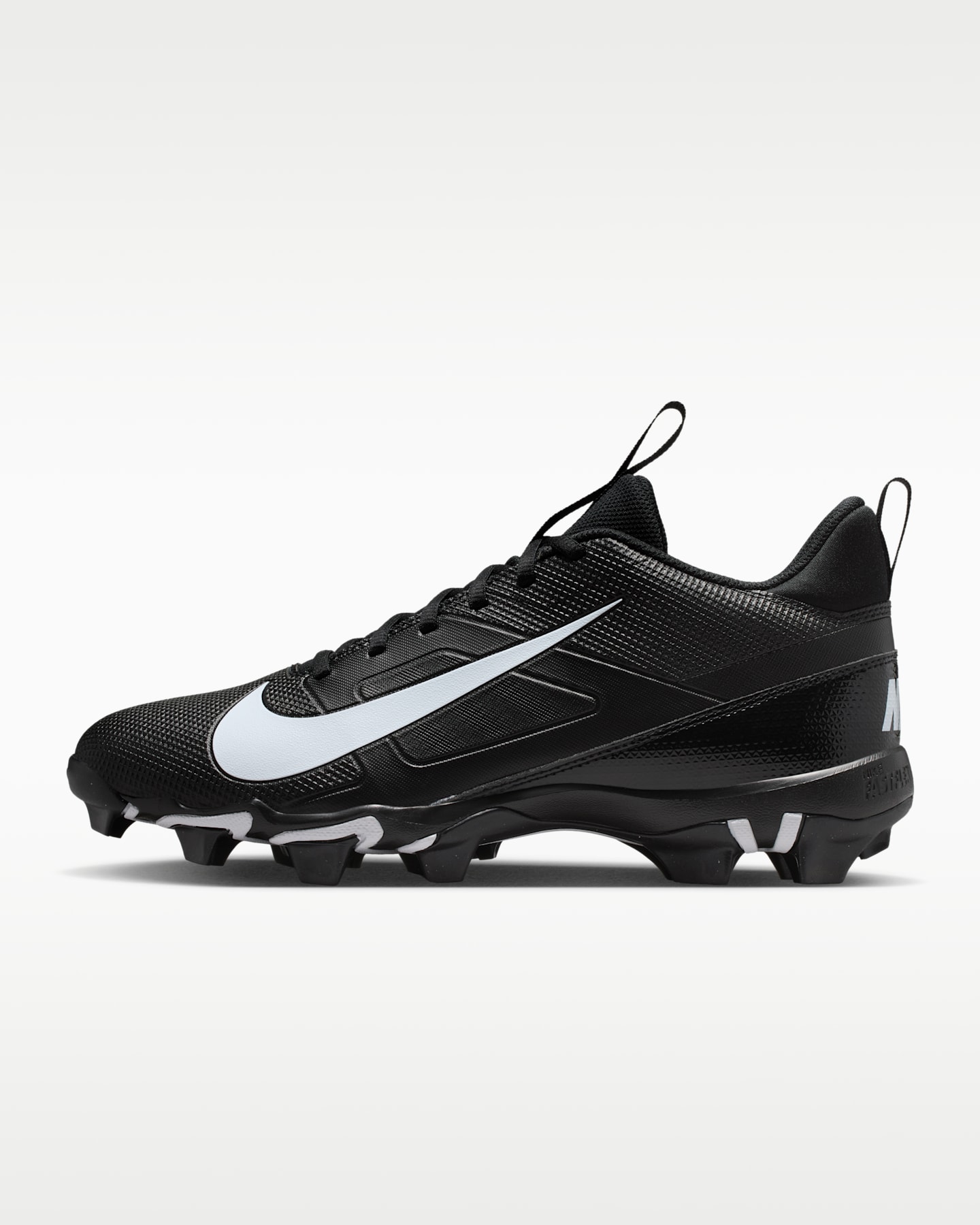 Женские бутсы Nike Alpha Menace 4 Shark Football Cleats, цвет: Чёрный / Белый — фото 10