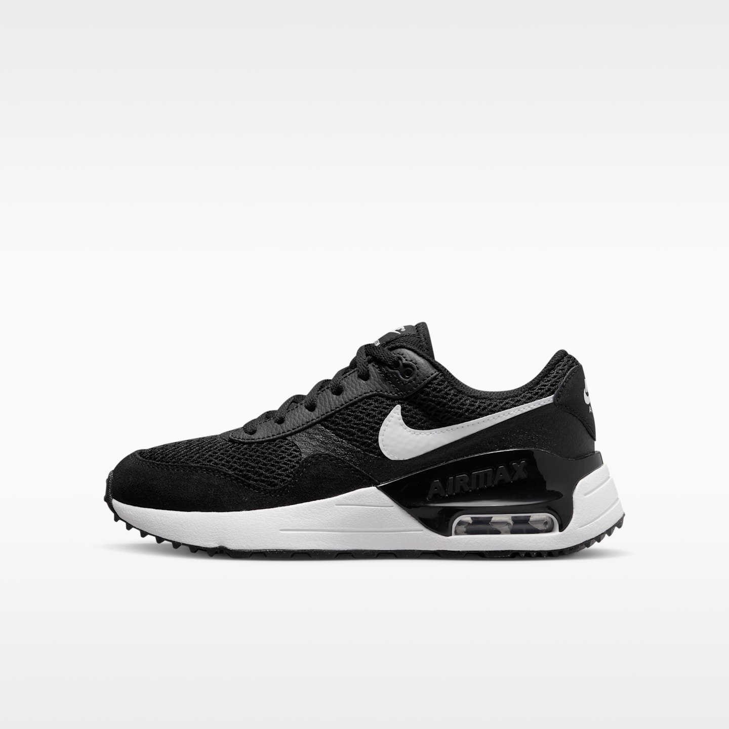 Детские кроссовки Nike Air Max Systm, цвет: Чёрный / Волчий серый — фото 1