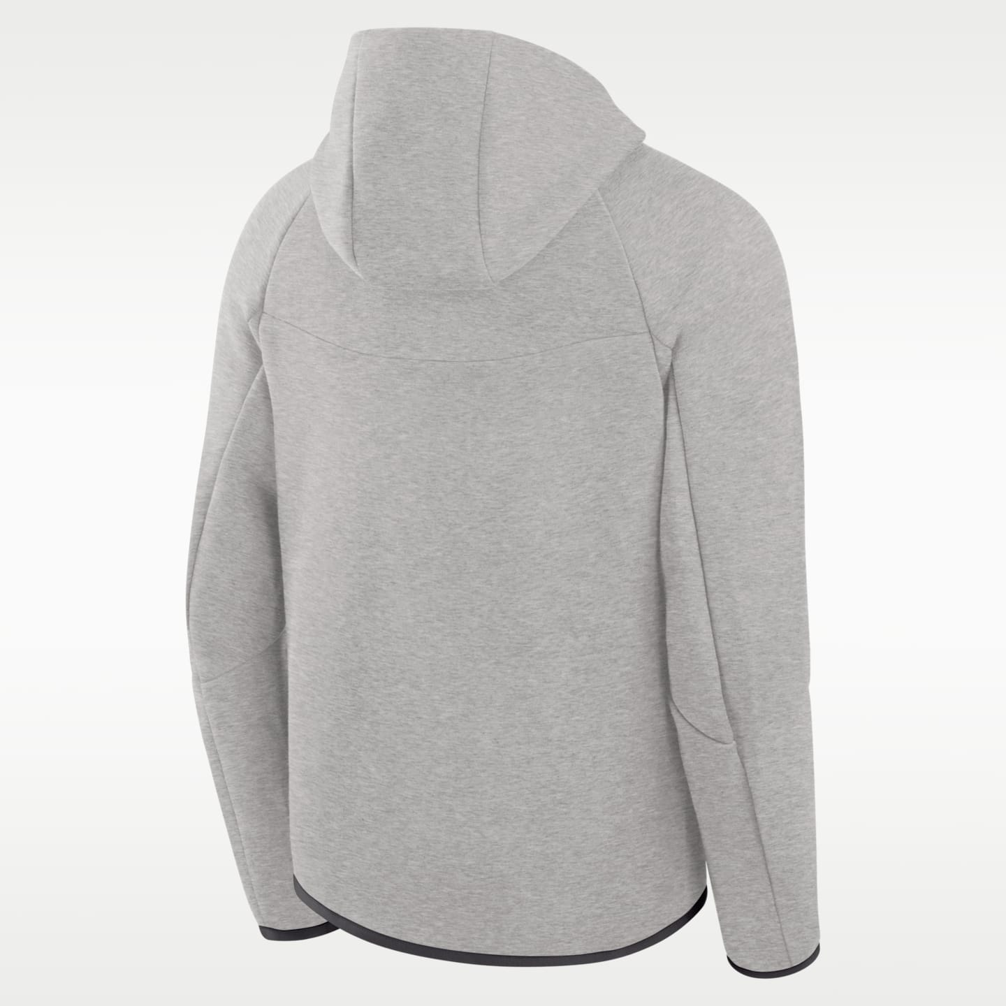 Мужская куртка Nike Oregon Tech Fleece College Full-Zip Hooded, цвет: Серый — фото 2