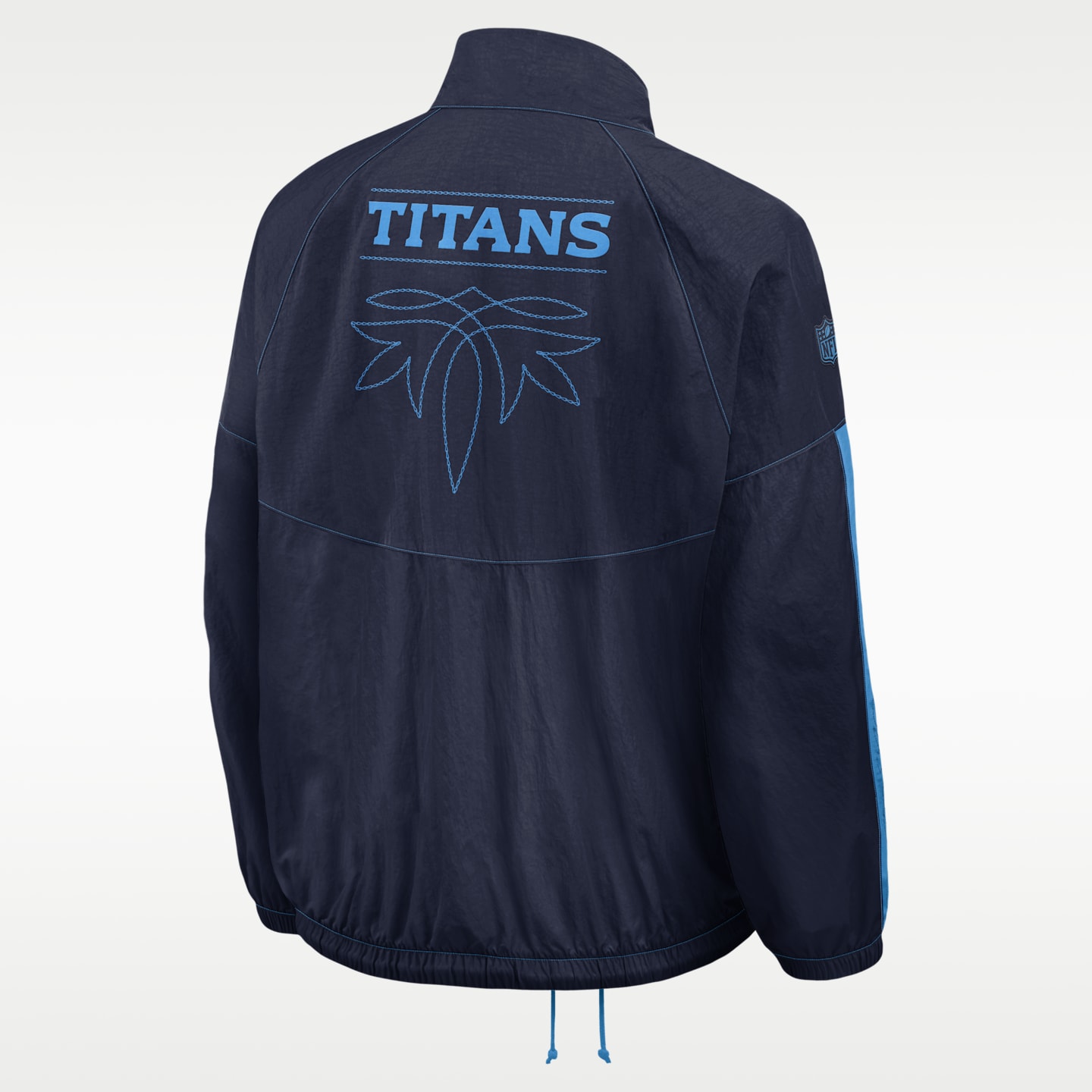 Женская куртка Nike Tennessee Titans Rivalries Collection NFL Oversized Full-Zip, цвет: Тёмно-синий — фото 2