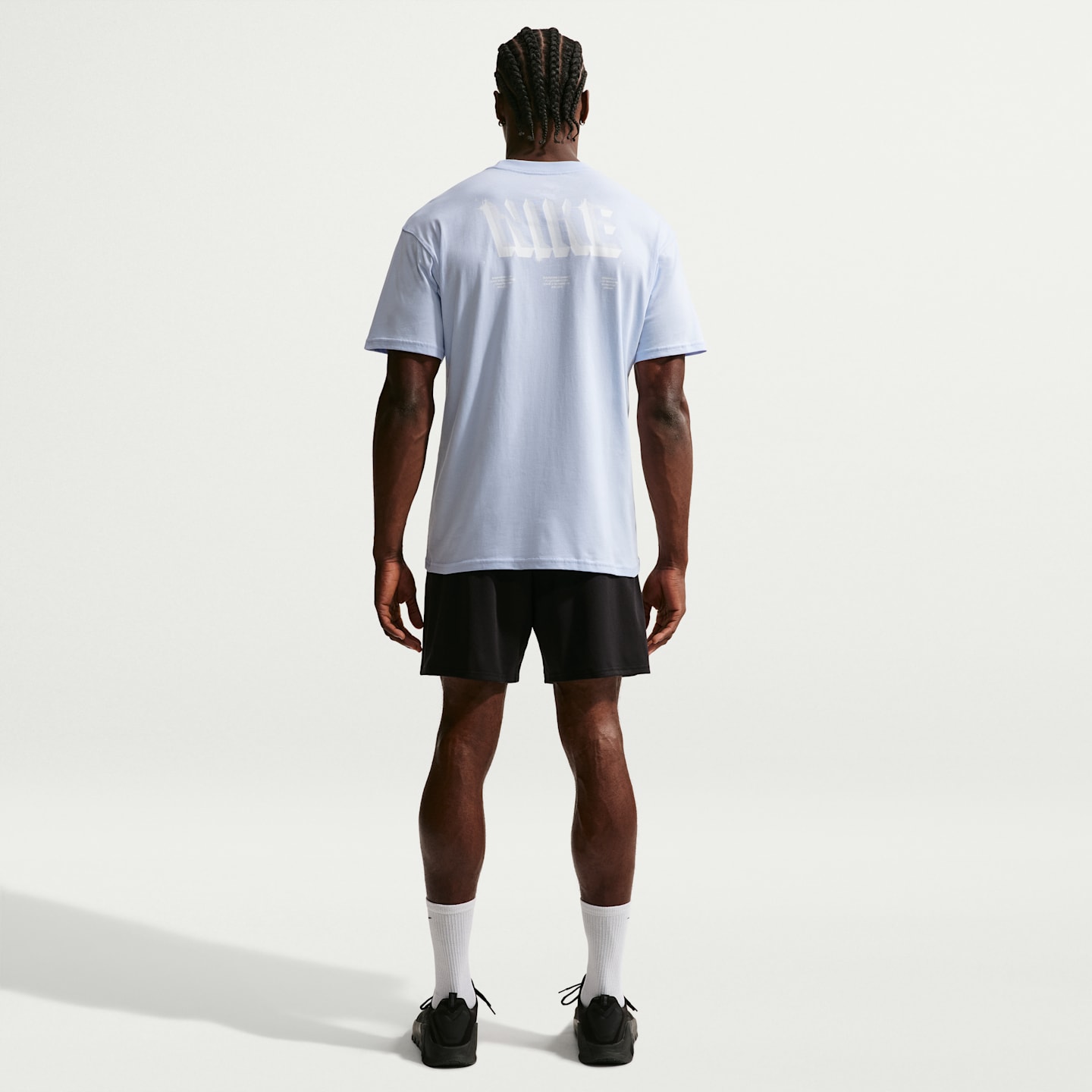 Мужская футболка Nike N.A.C, цвет: Синий / Белый — фото 5