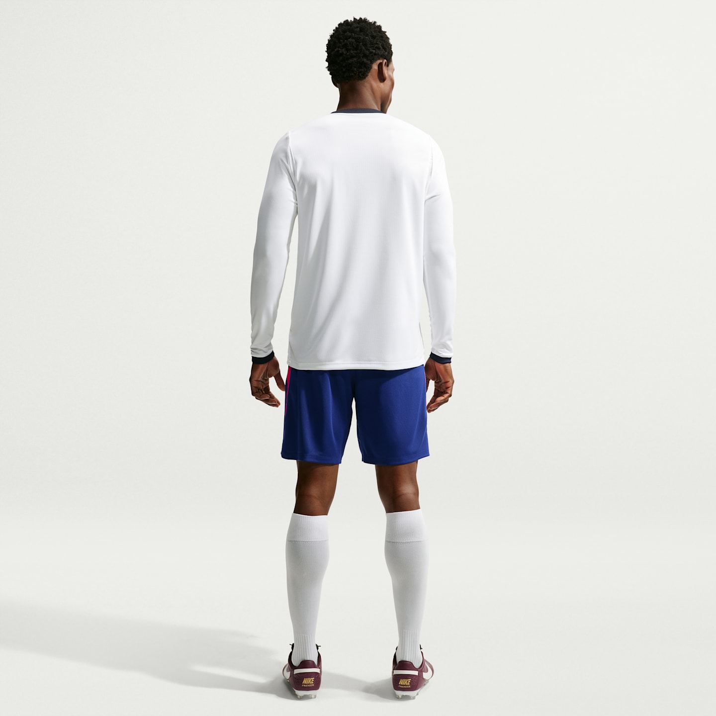 Мужской топ Nike Paris Saint-Germain 2026/27 Stadium Away Dri-FIT Soccer Replica Long-Sleeve Jersey, цвет: Белый / Тёмно-синий — фото 5