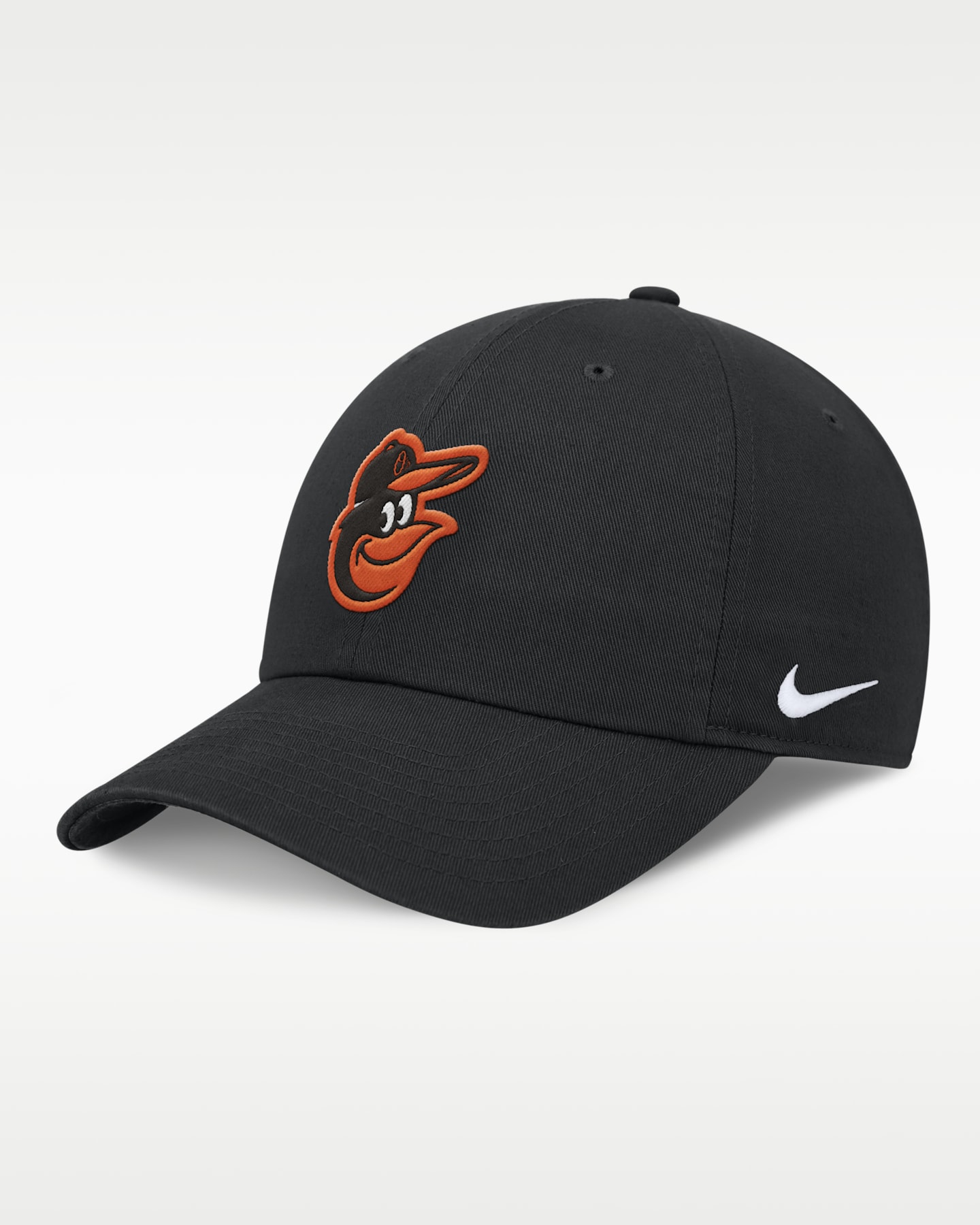 Мужская кепка Nike Baltimore Orioles Evergreen Club MLB Adjustable Hat, цвет: Чёрный — фото 3