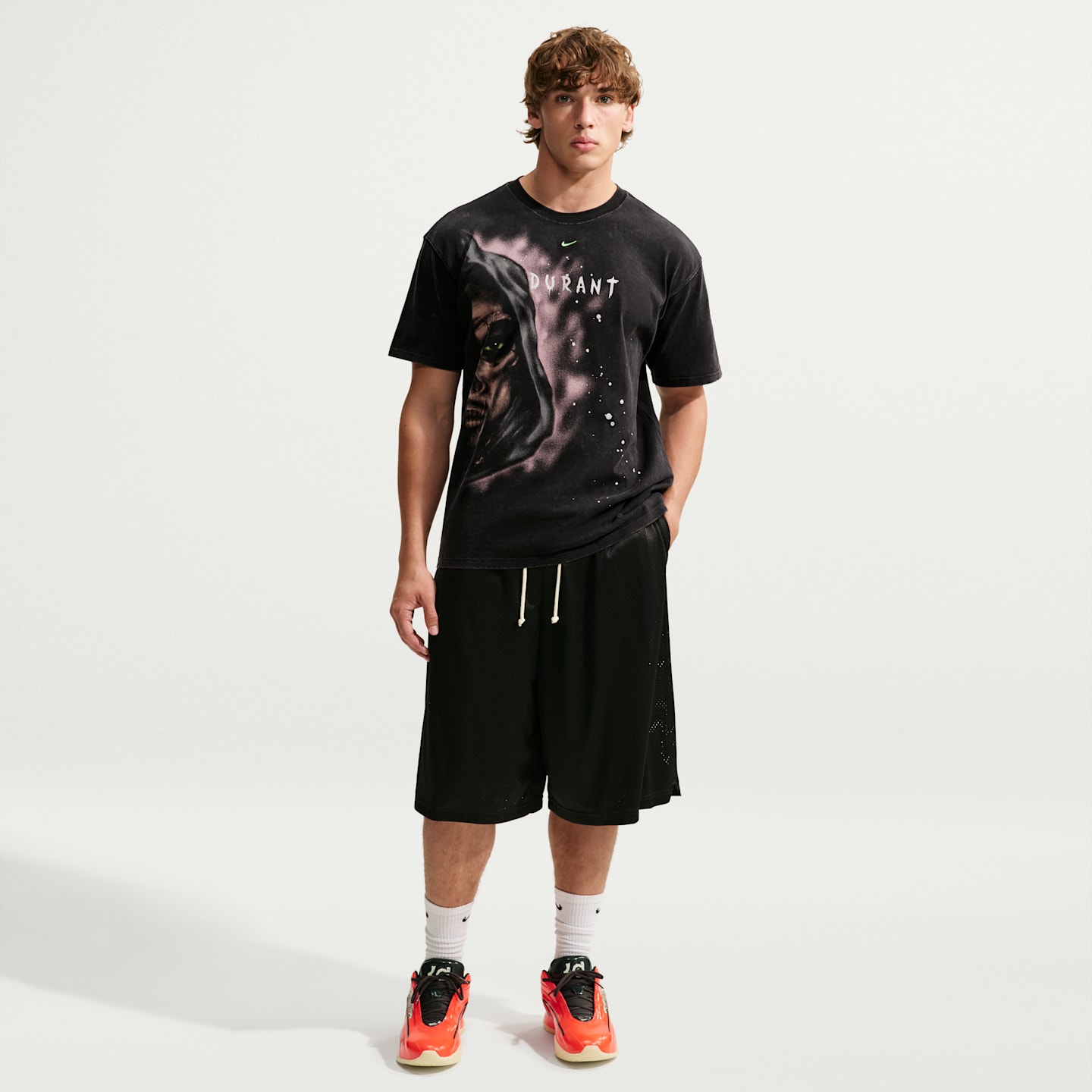 Мужская футболка Nike KD "Halloween" Basketball, цвет: Чёрный — фото 4