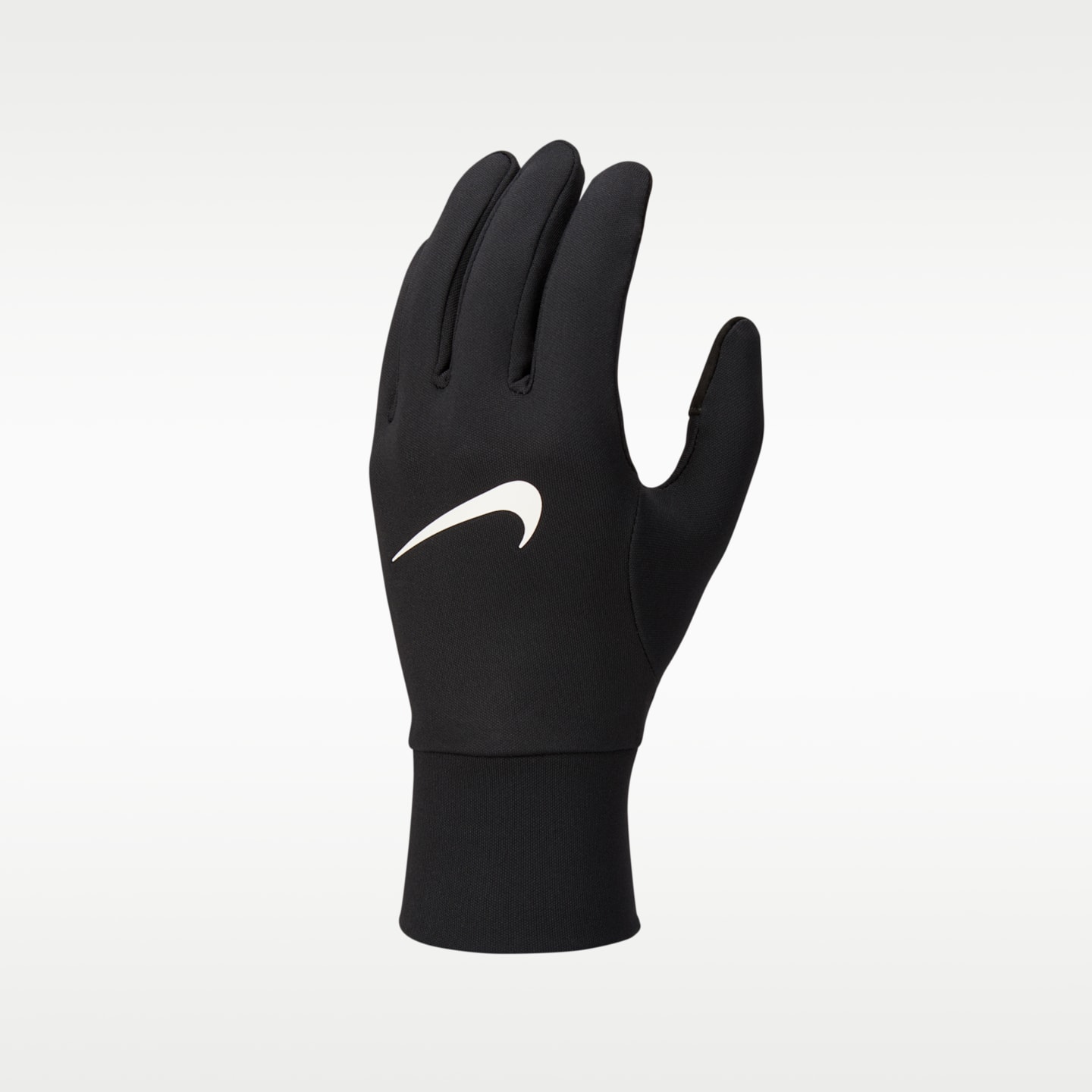 Женские перчатки Nike Therma-FIT Fleece Training, цвет: Чёрный / Белый — фото 1