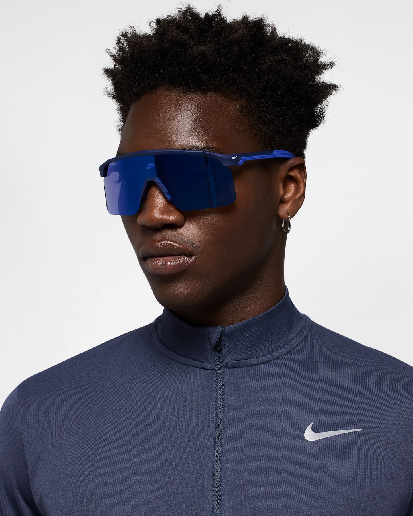 Мужские солнцезащитные очки Nike Expedition Shield, цвет: Синий — фото 7