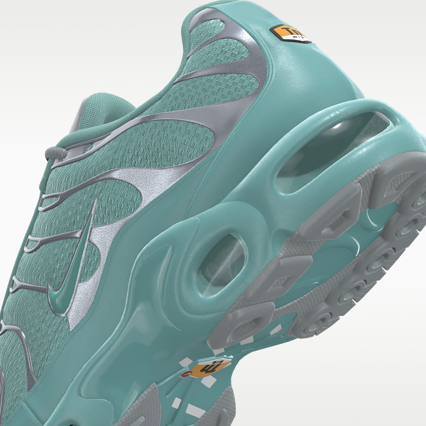 Женские кроссовки Nike Air Max Plus By You Custom, цвет: Разноцветный — фото 8