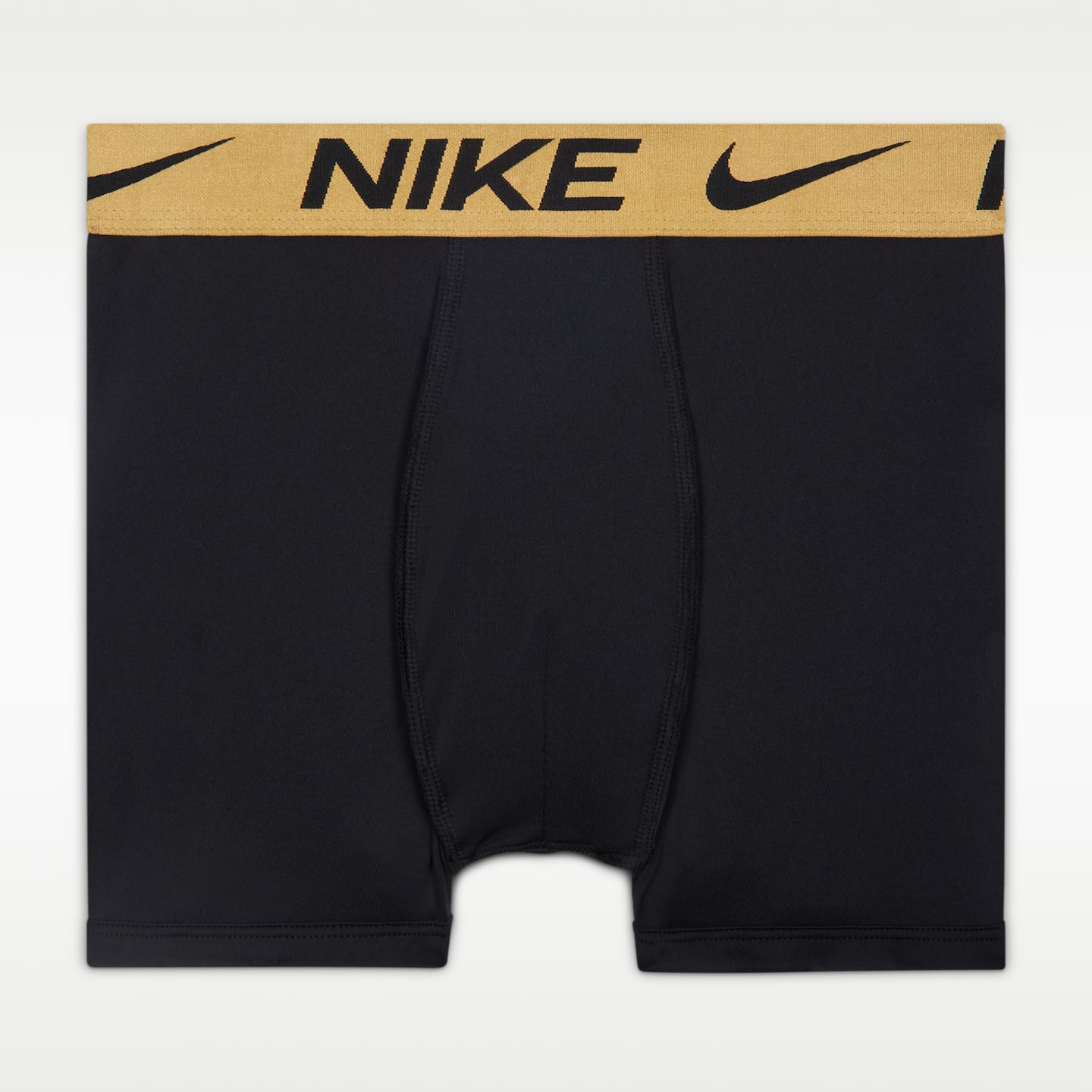 Детские боксёры Nike Dri-FIT с мелким принтом, 3 шт, цвет: Чёрный — фото 4