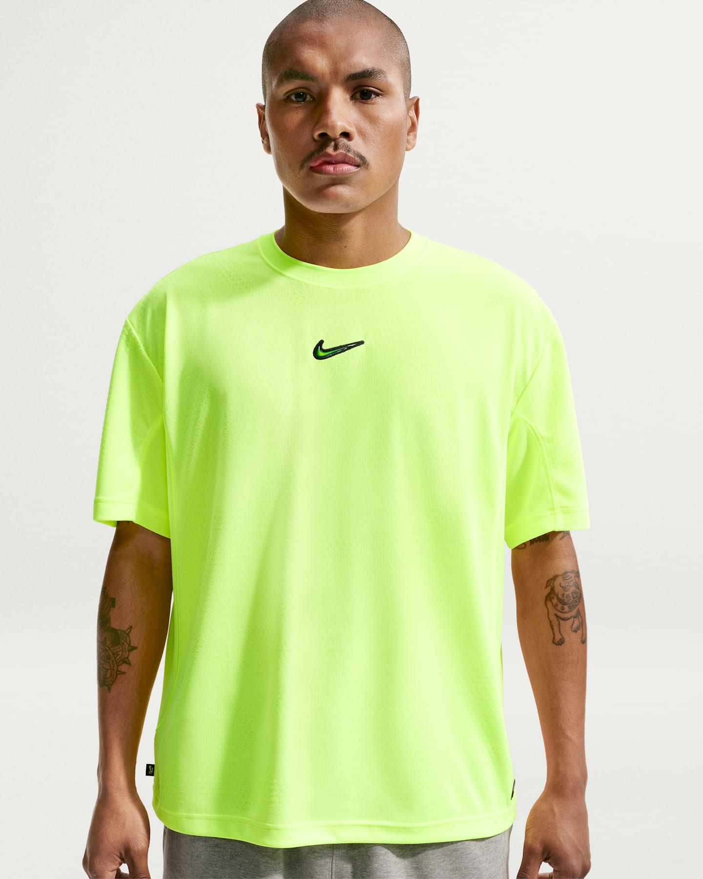 Джерси Nike SB Ishod с коротким рукавом, цвет: Кислотно-жёлтый — фото 7