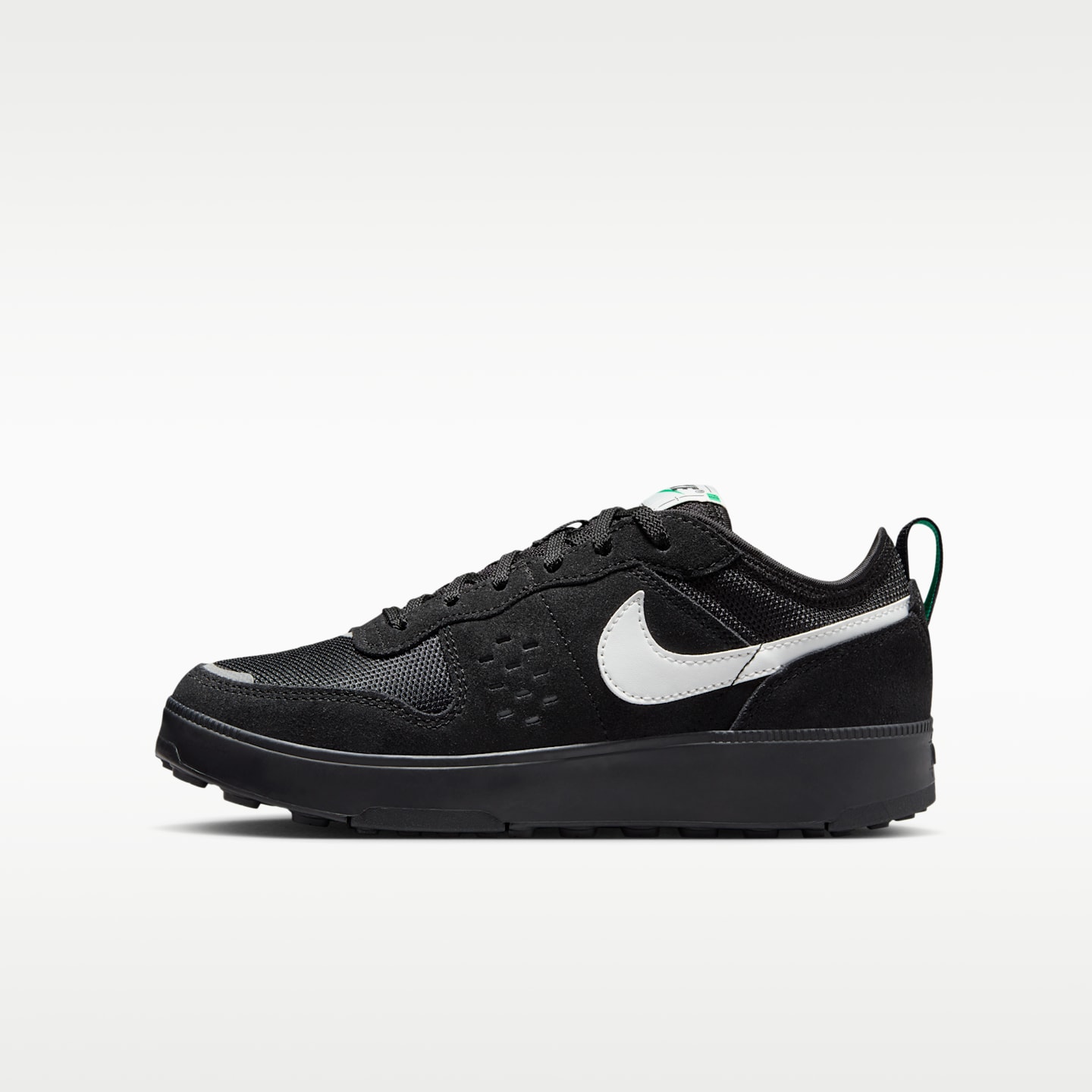Детские кроссовки Nike C1TY "Brownstone" Shoes, цвет: Чёрный / Зелёный — фото 1