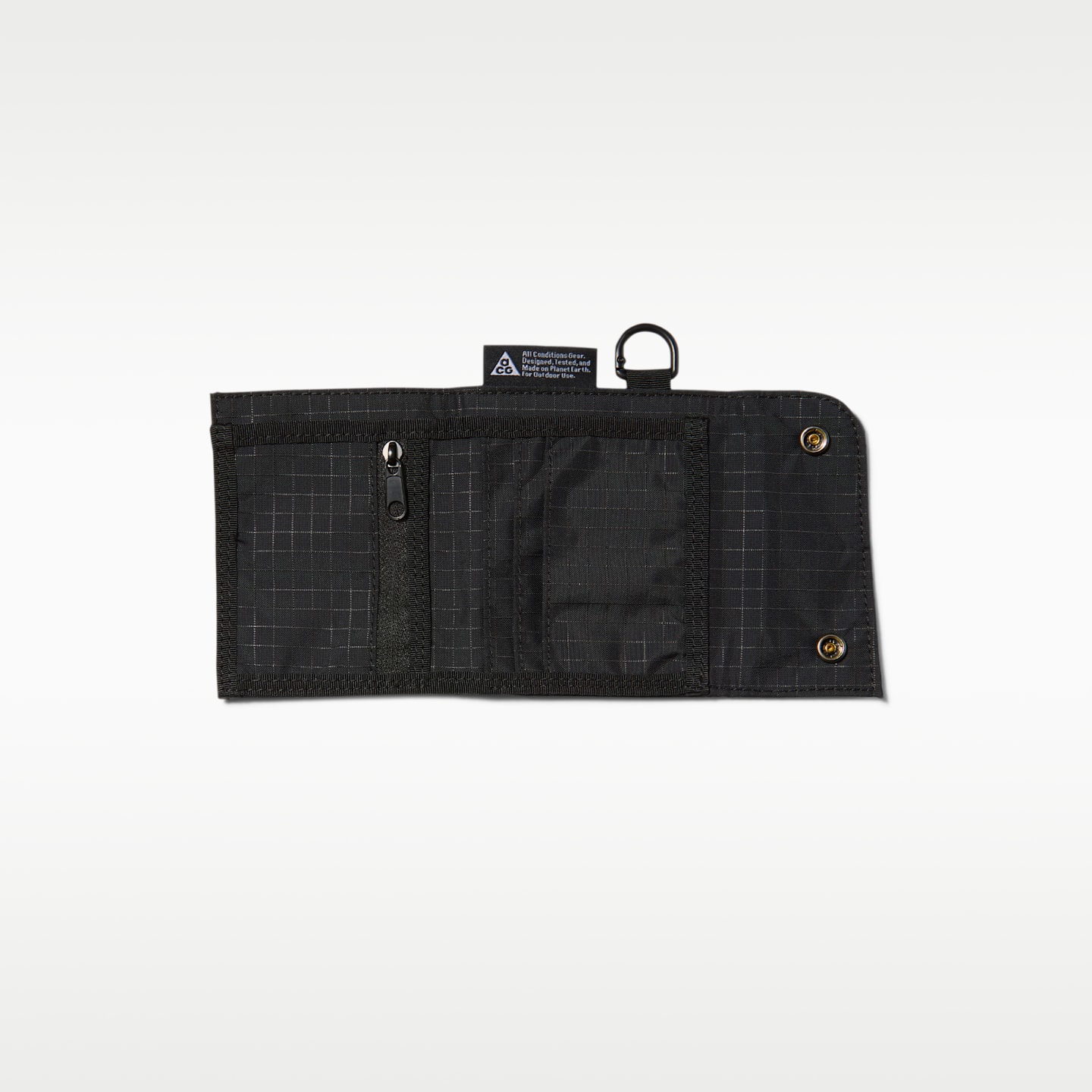 Женский кошелёк Nike ACG Ultralight Fold, цвет: Чёрный / Белый — фото 3