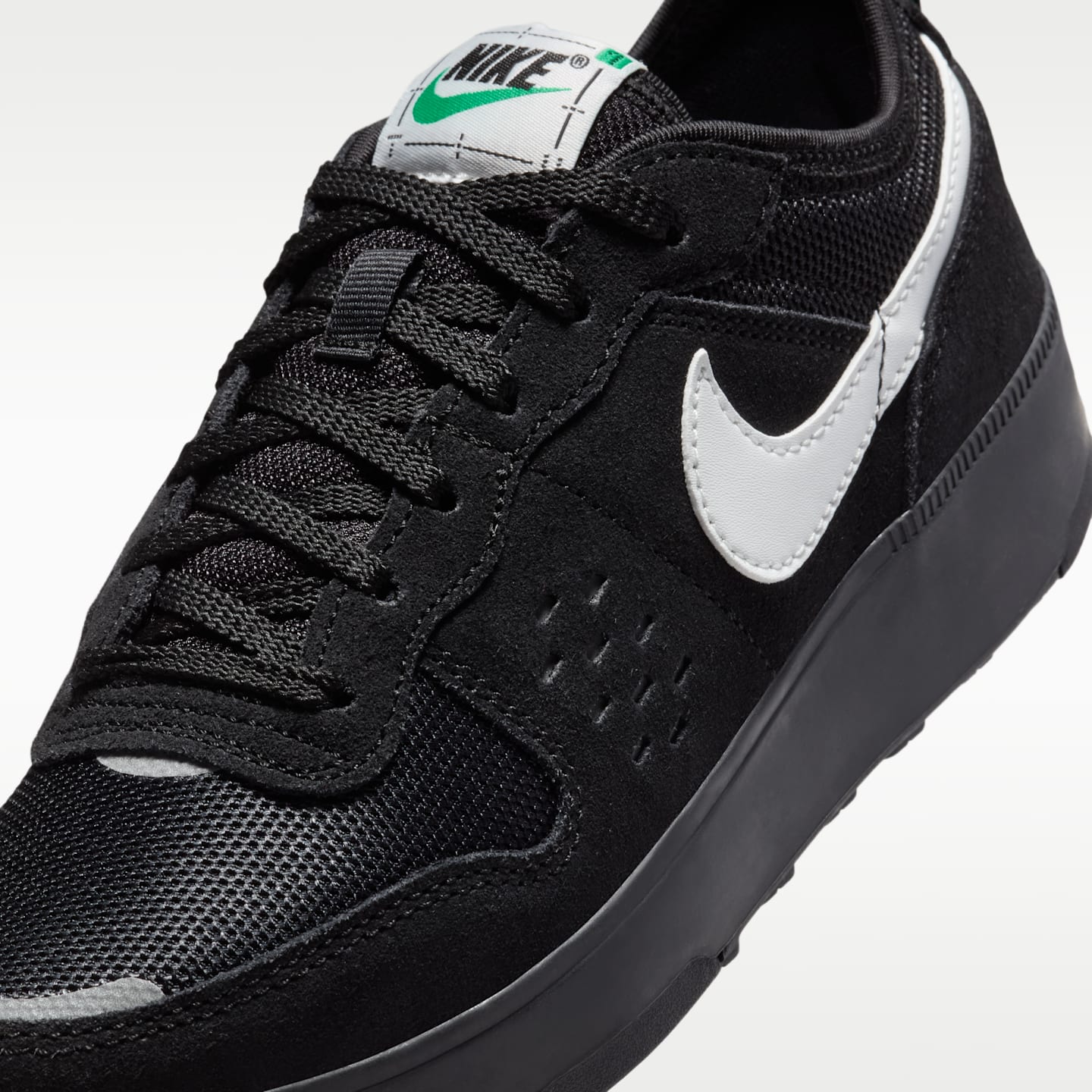 Детские кроссовки Nike C1TY "Brownstone" Shoes, цвет: Чёрный / Зелёный — фото 7