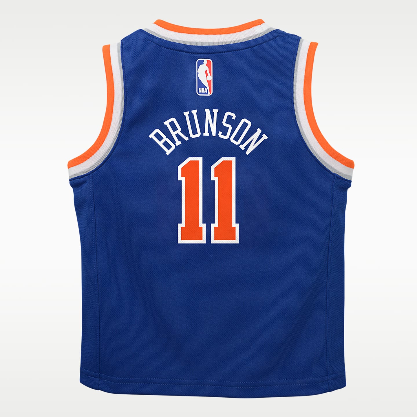 Детская джерси Nike Jalen Brunson New York Knicks Icon Edition NBA Replica для малышей, цвет: Синий — фото 2