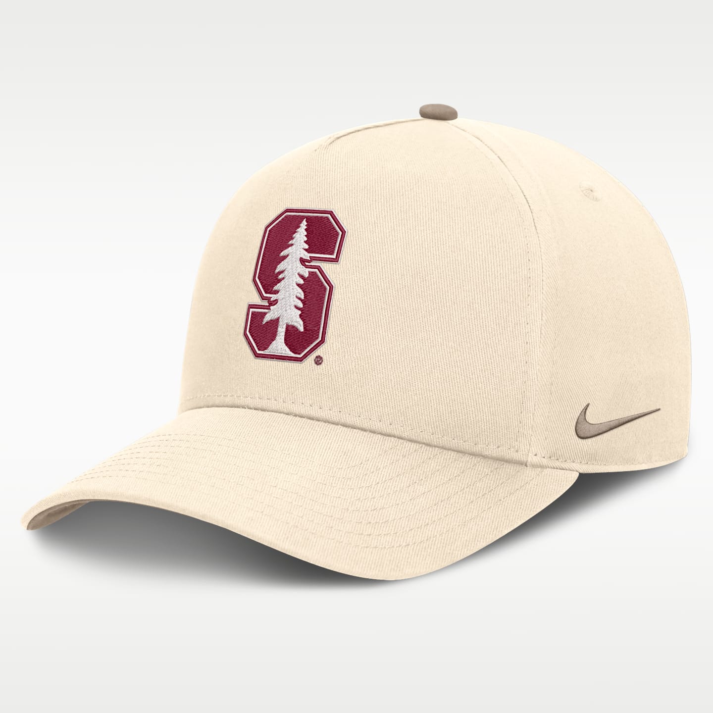 Мужская регулируемая кепка Nike Stanford Rise A-Frame Dri-FIT, цвет: Натуральный / Хаки — фото 1