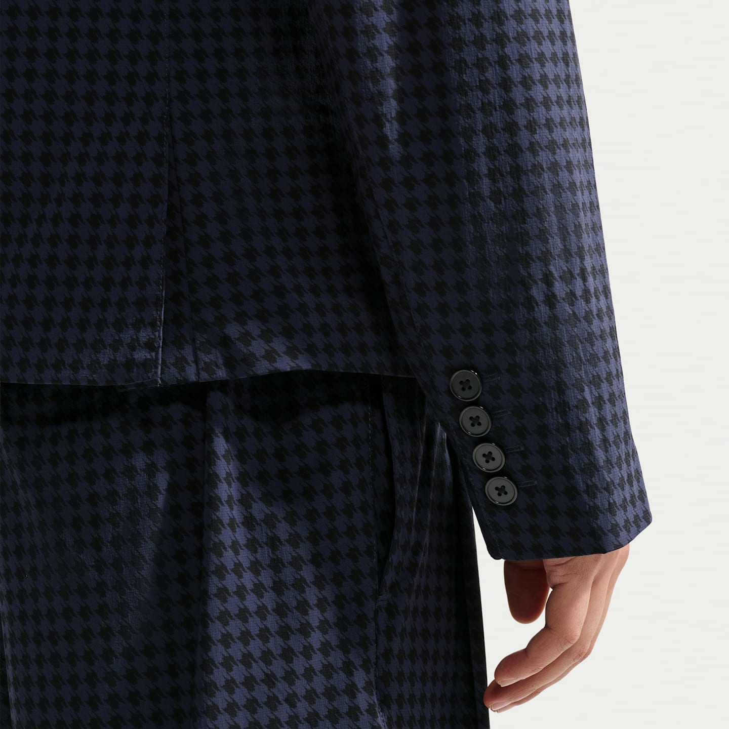 Мужской пиджак Nike Club Rules Helios Blazer, цвет: Обсидиановый / Чёрный — фото 6