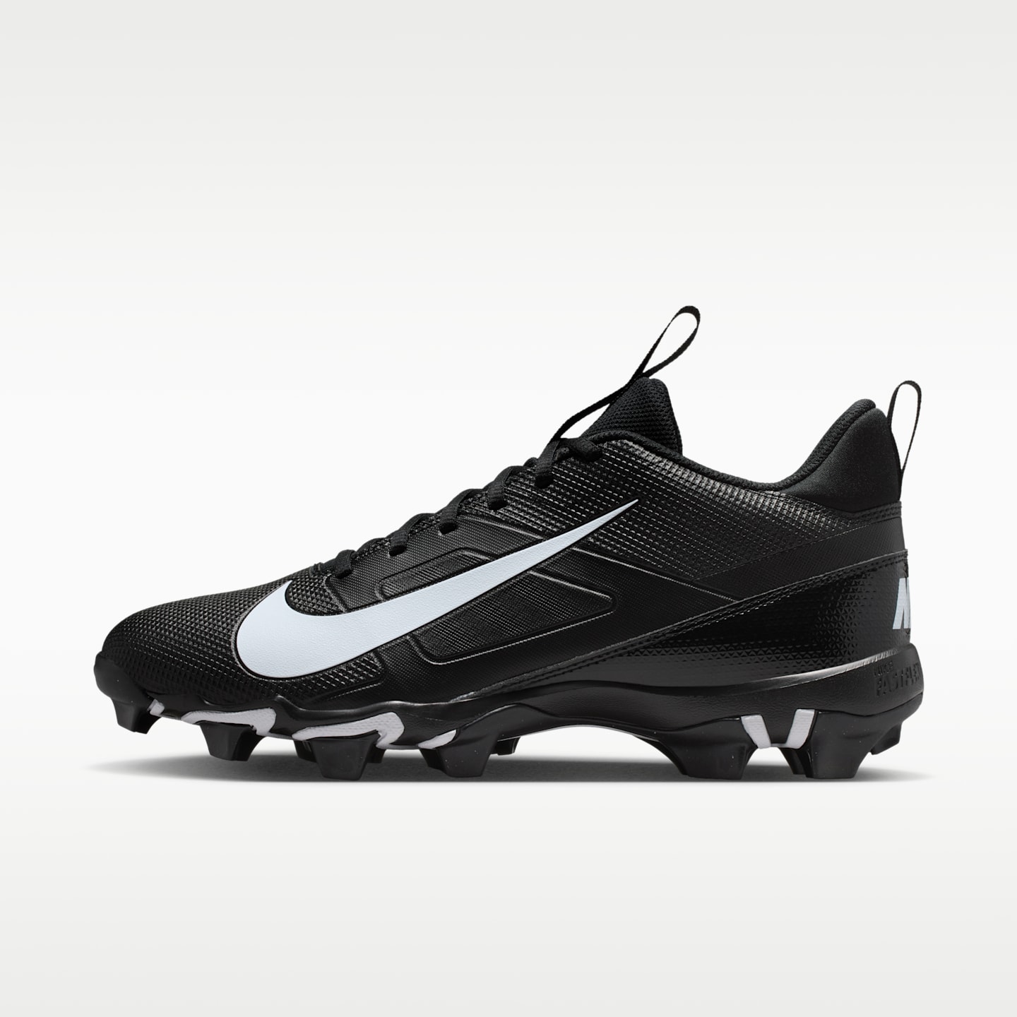 Женские бутсы Nike Alpha Menace 4 Shark Football Cleats, цвет: Чёрный / Белый — фото 1