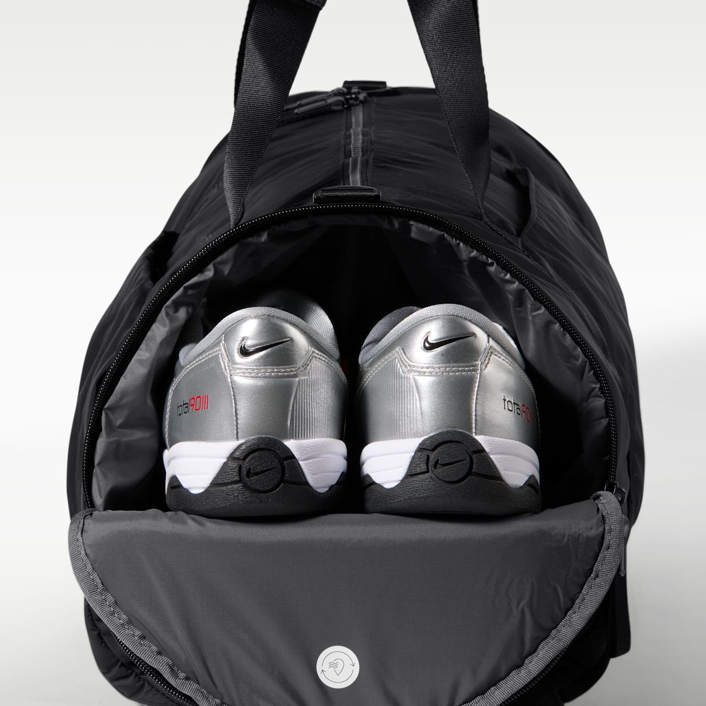Сумка Nike One Duffel (35L), цвет: Чёрный / Железный серый — фото 9
