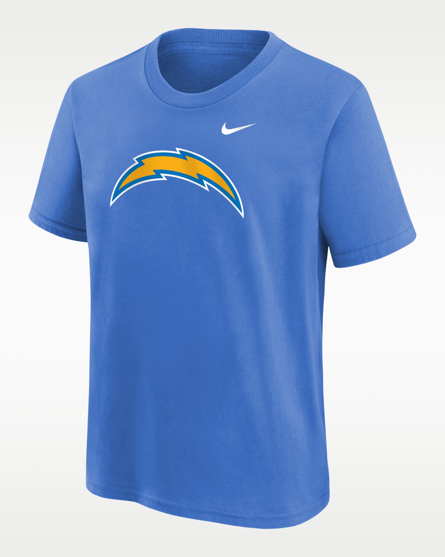 Детская футболка Nike Los Angeles Chargers Logo NFL, цвет: Пудрово-голубой — фото 3