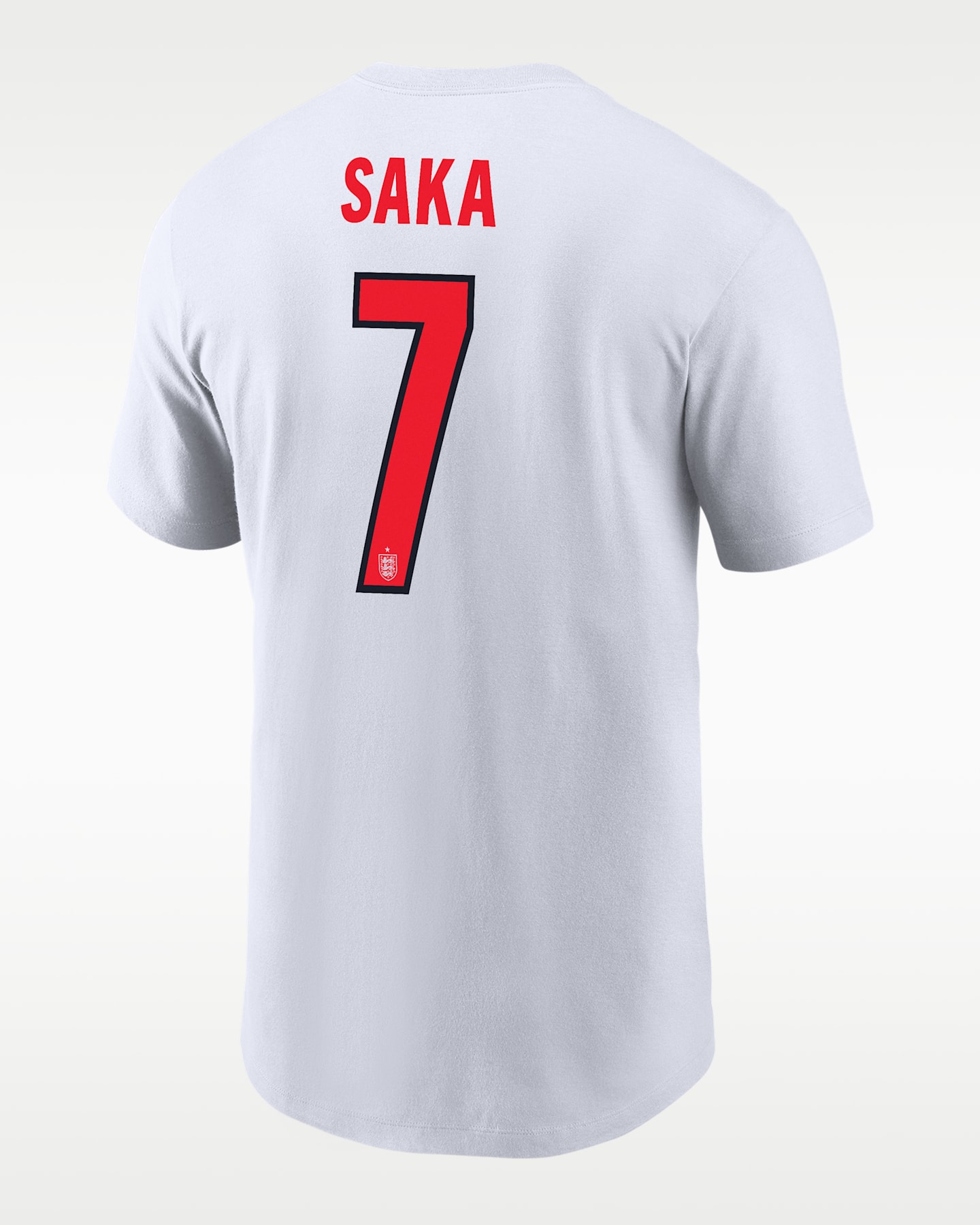 Мужская футбольная футболка Nike Bukayo Saka England, цвет: Белый — фото 3