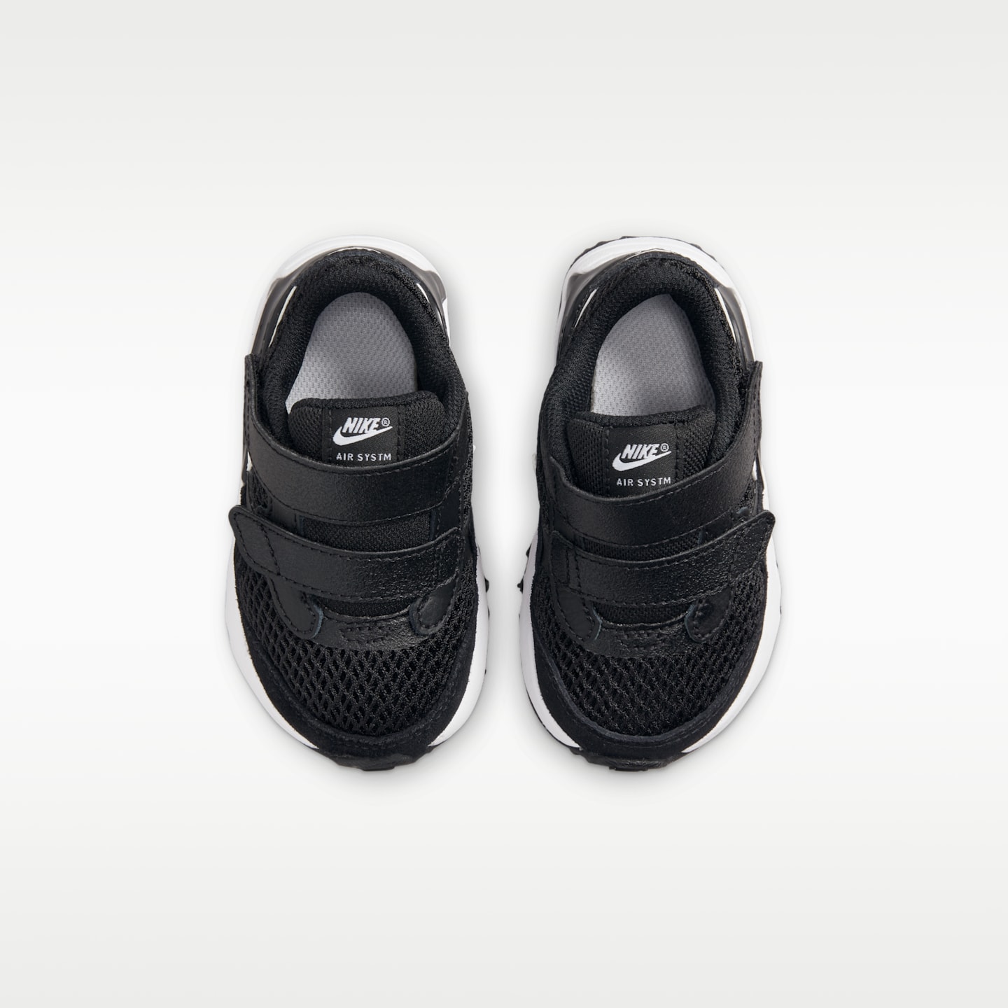 Детские кроссовки Nike Air Max Systm Baby/Toddler Shoes, цвет: Чёрный / Волчий серый — фото 4