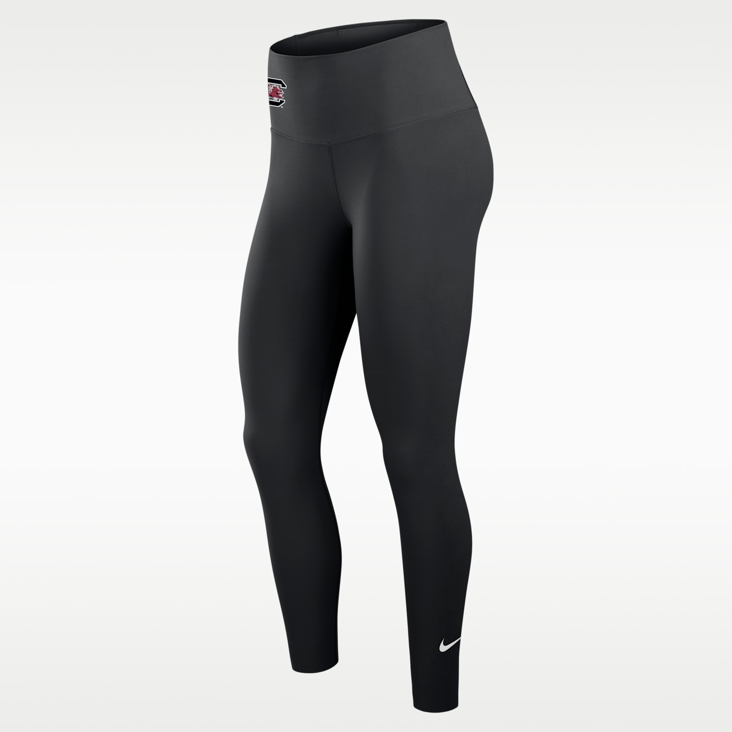Женские леггинсы с высокой посадкой Nike South Carolina Primetime One Dri-FIT, цвет: Чёрный