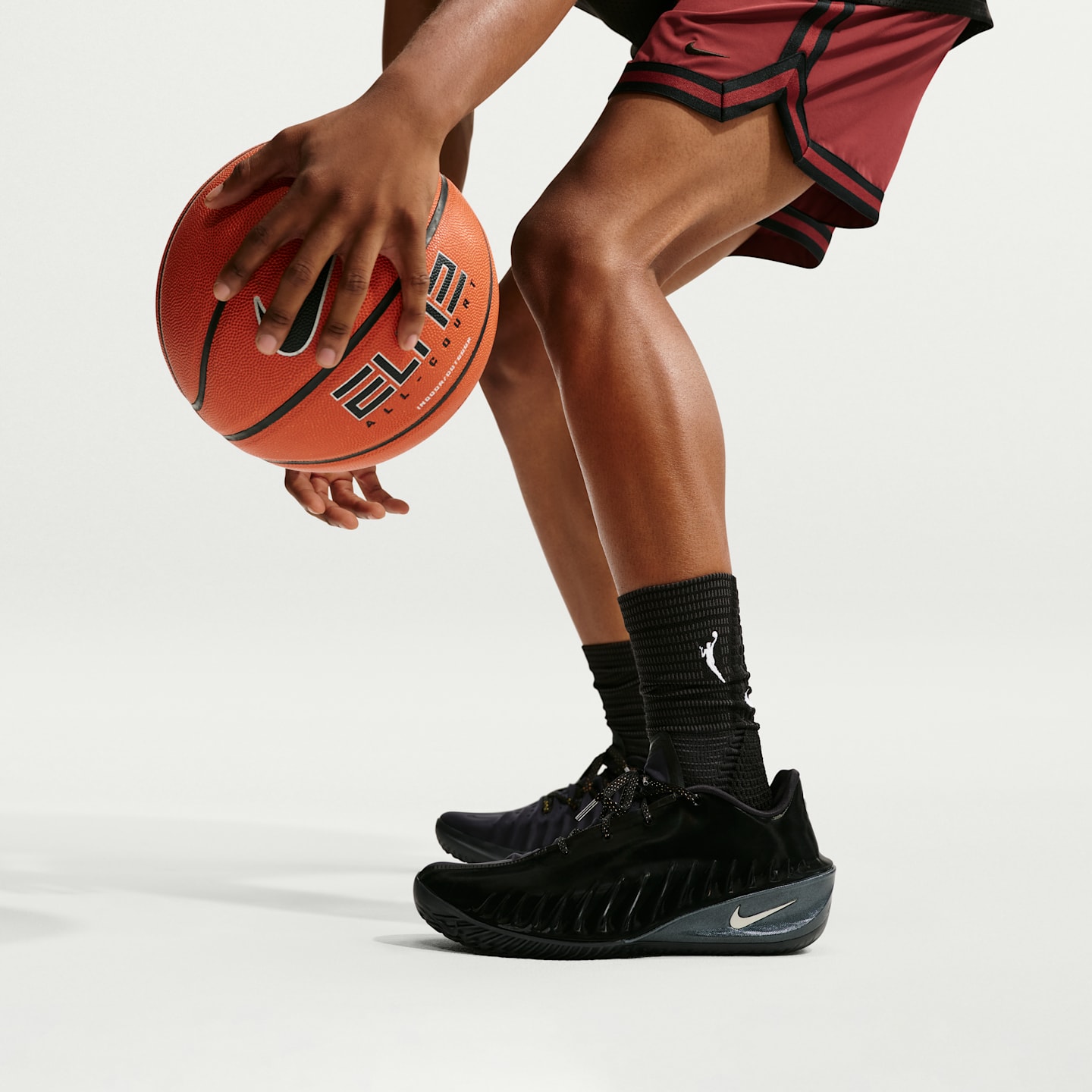 Баскетбольные носки Nike Unicorn Dri-FIT Adv WNBA с амортизацией, 1 пара, цвет: Чёрный / Антрацитовый — фото 4