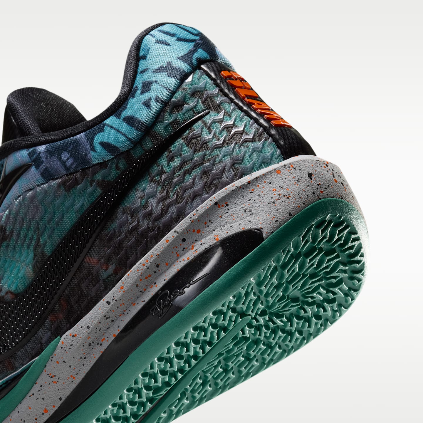 Женские кроссовки Nike Sabrina 4 "Slam" Basketball, цвет: Серый / Мятный пенный — фото 8