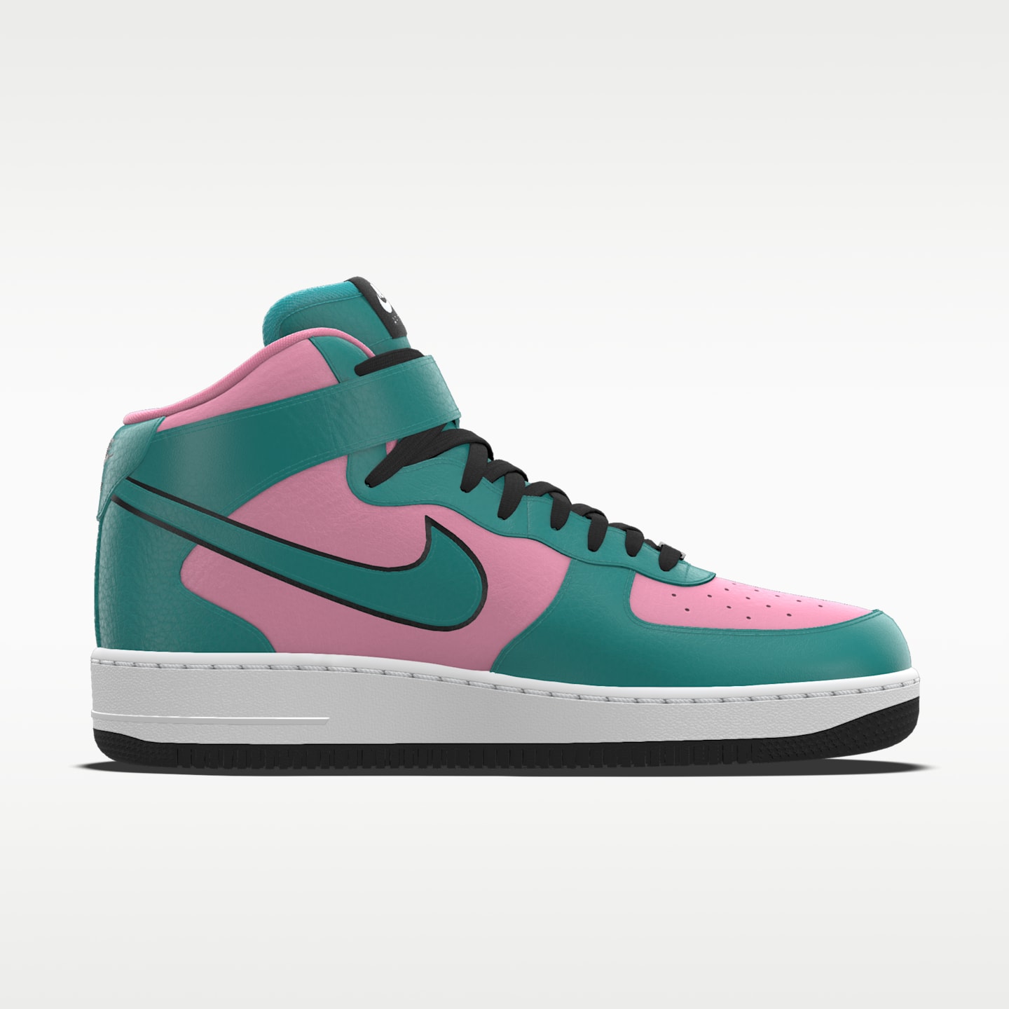 Мужские кроссовки Nike Air Force 1 Mid By You Custom, цвет: Разноцветный — фото 3