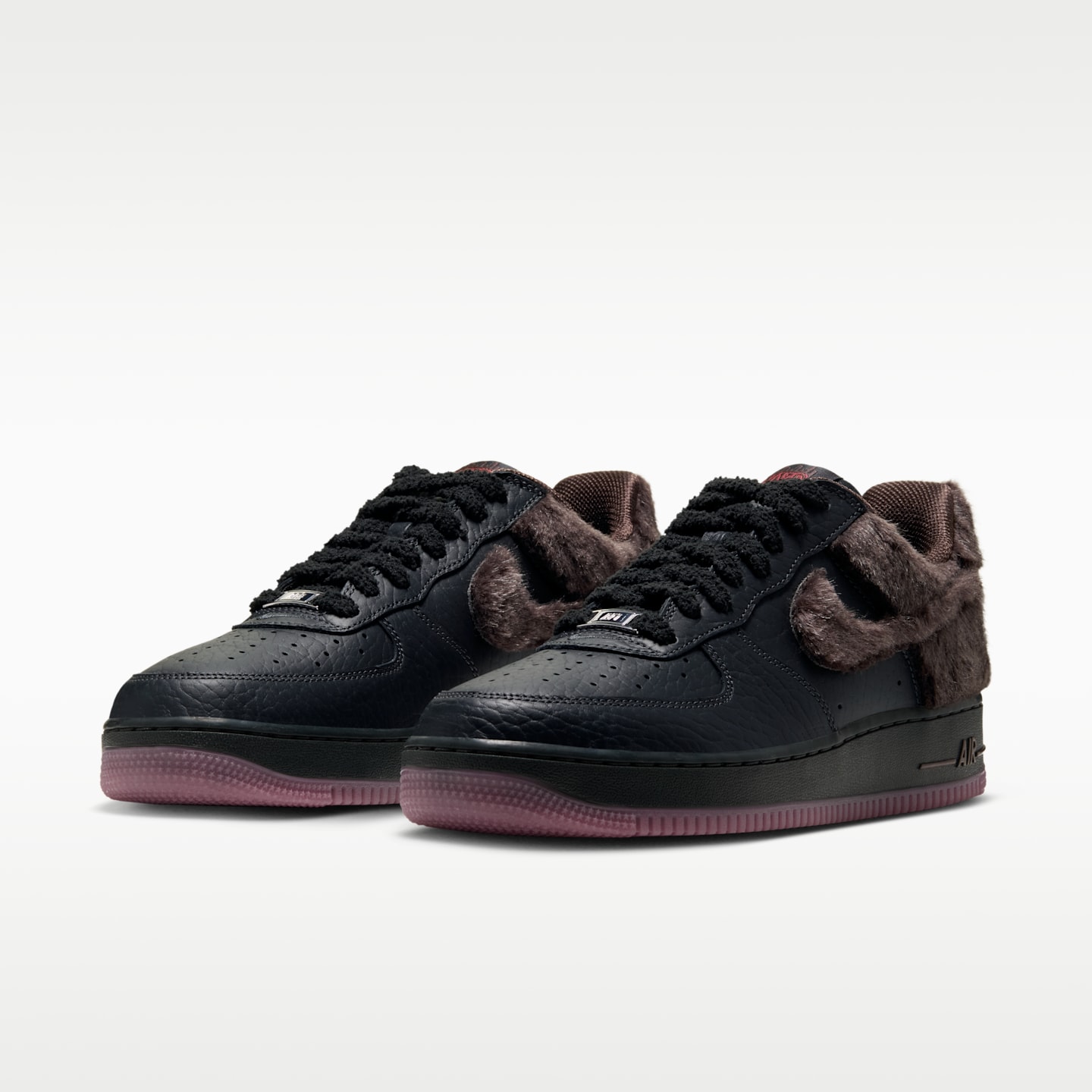 Мужские кроссовки Nike Air Force 1 Low Retro Halloween, цвет: Коричневый / Чёрный — фото 5