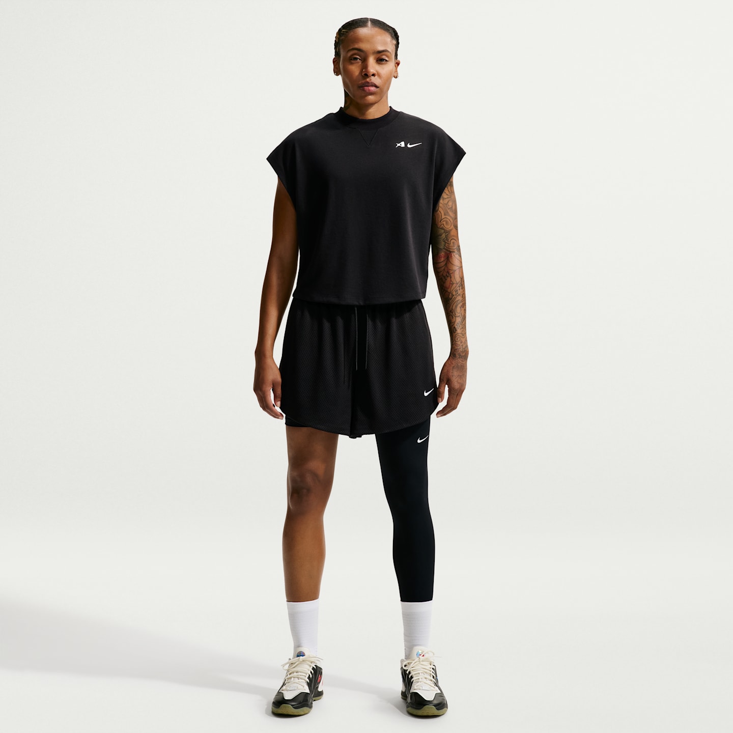 Женская баскетбольная майка Nike A'ja Wilson, цвет: Чёрный / Белый — фото 4
