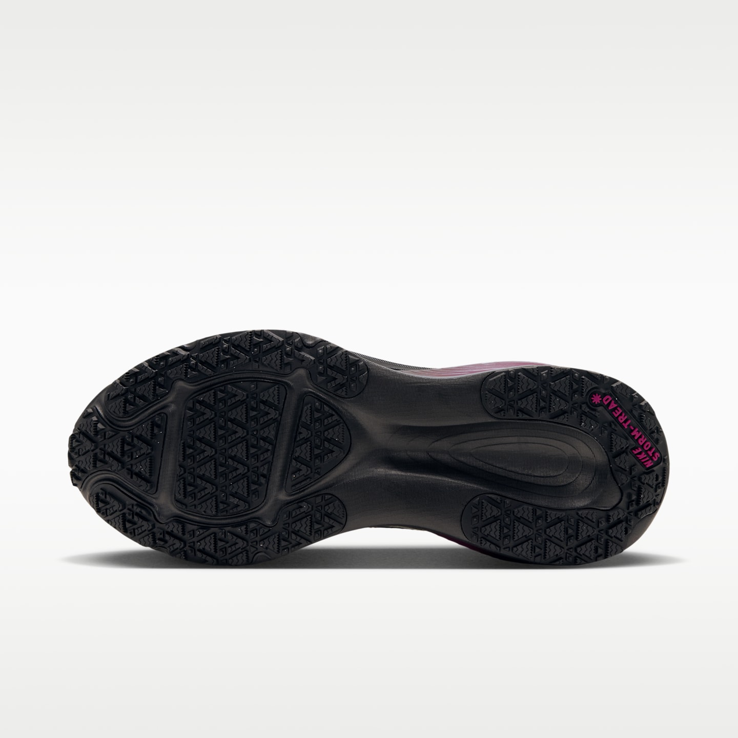 Женские кроссовки Nike Vomero 18 GORE-TEX Waterproof Road Running Shoes with Reflective Accents, цвет: Чёрный / Ягодный — фото 2
