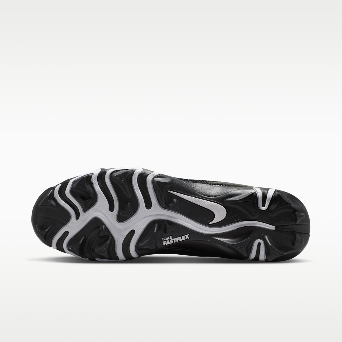 Женские бутсы Nike Alpha Menace 4 Shark Football Cleats, цвет: Чёрный / Белый — фото 2
