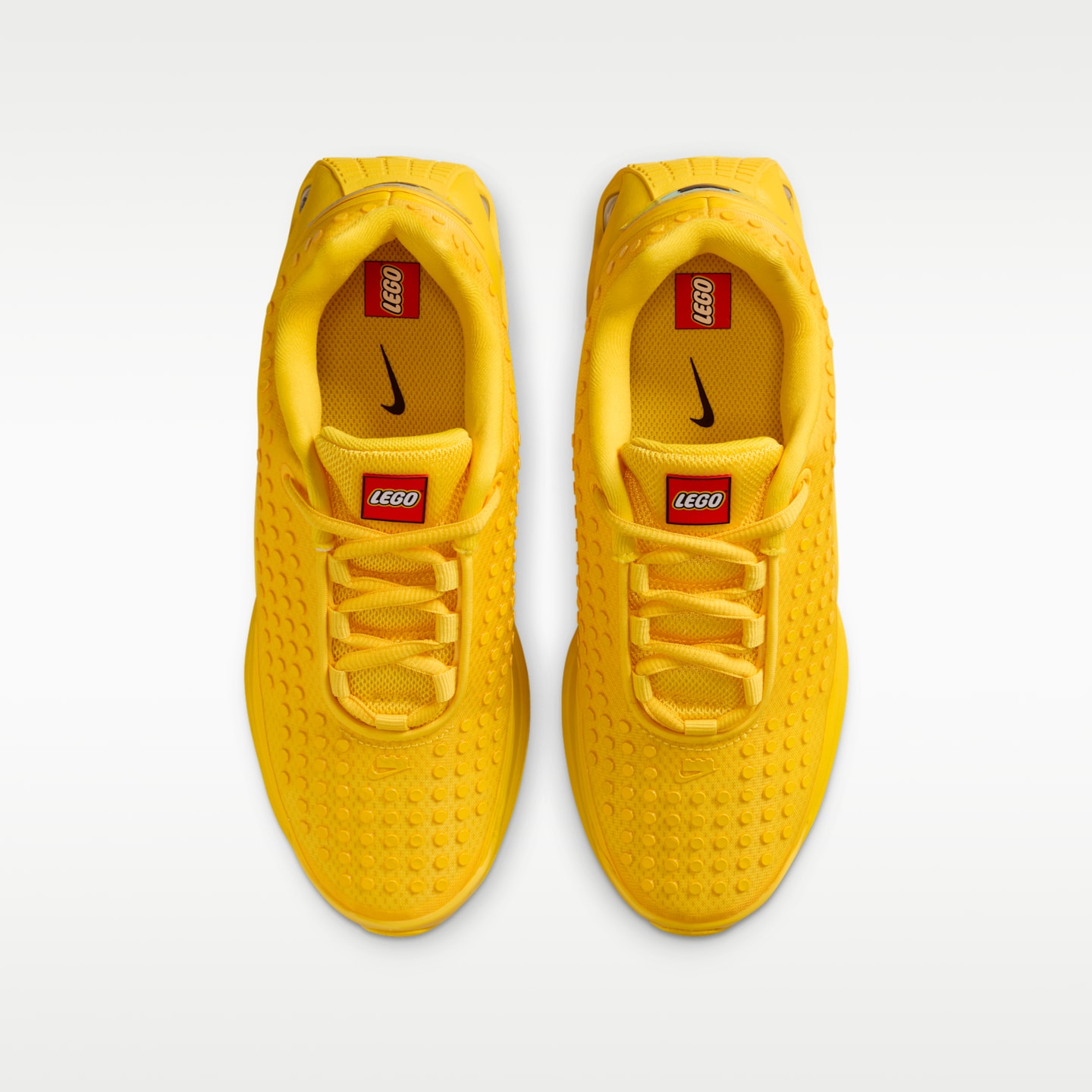 Детские кроссовки Nike Air Max Dn x LEGO® Collection, цвет: Жёлтый / Кислотно-жёлтый — фото 4