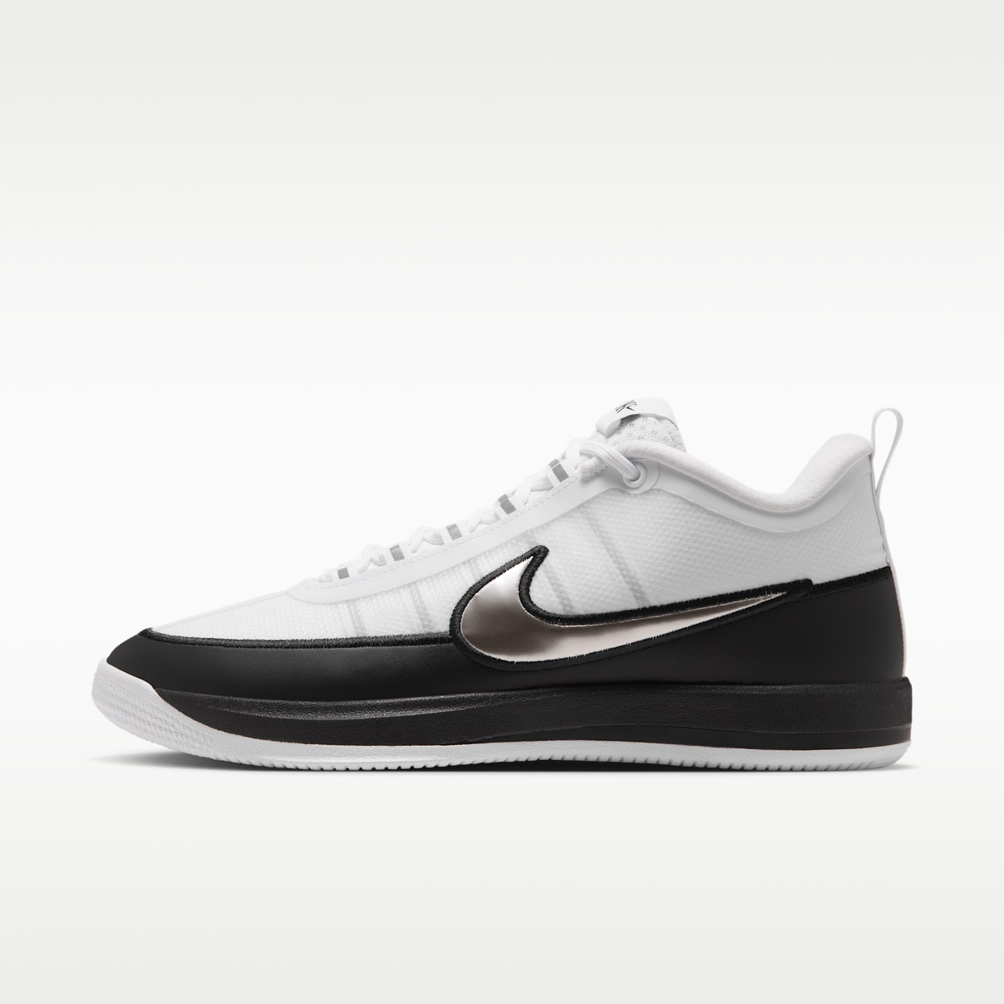 Кроссовки Nike Book 2 Basketball, цвет: Белый / Чёрный — фото 1