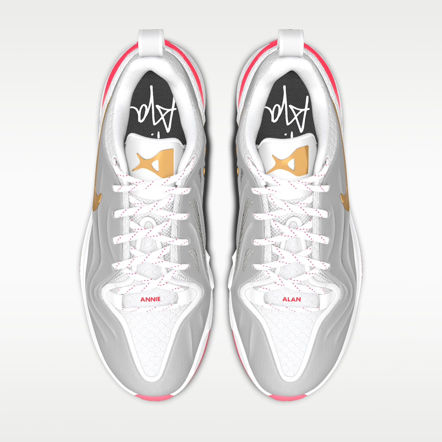 Кроссовки Nike A'Two By Allisha Gray A'ja Wilson Custom Basketball, цвет: Разноцветный — фото 4
