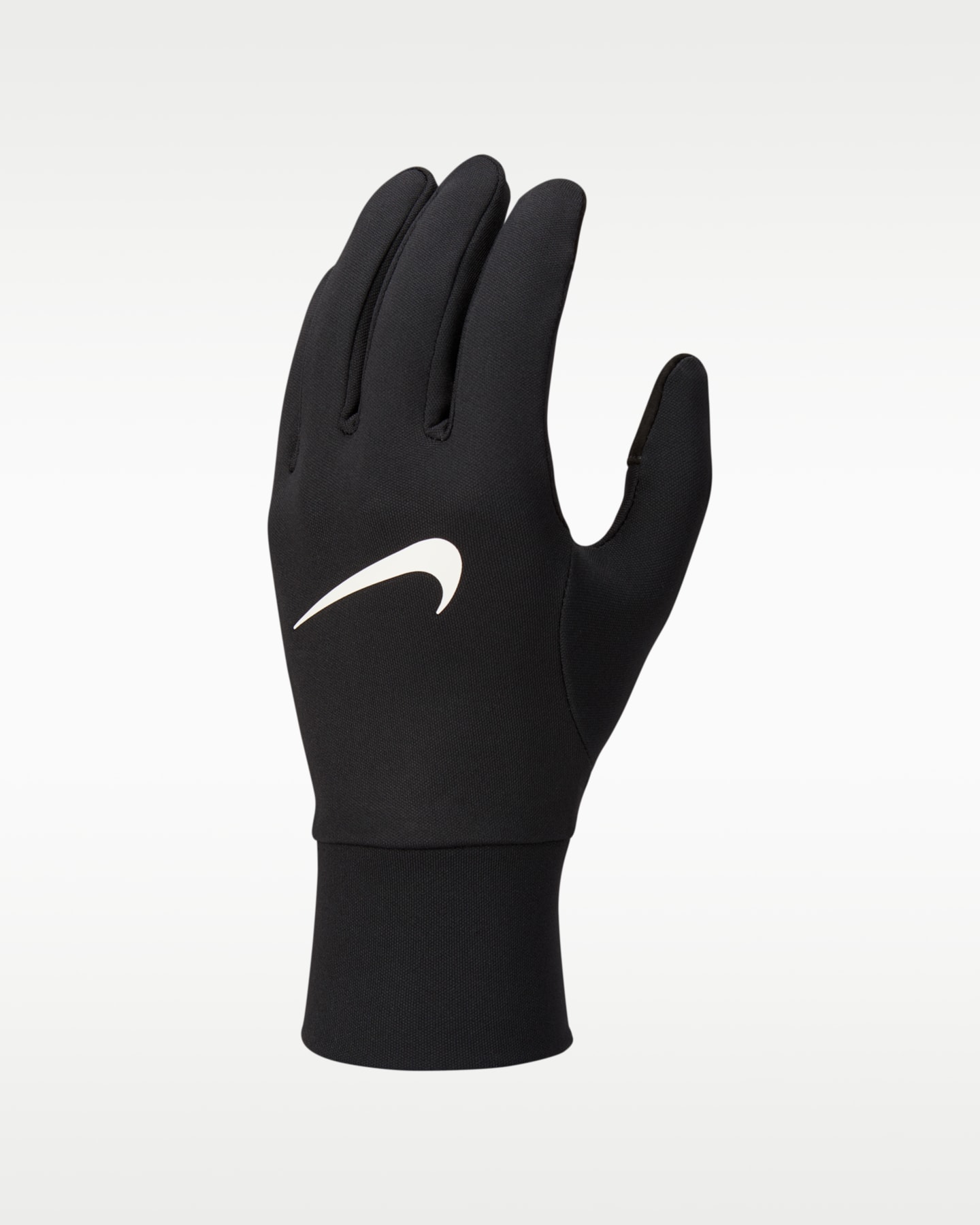 Женские перчатки Nike Therma-FIT Fleece Training, цвет: Чёрный / Белый — фото 3