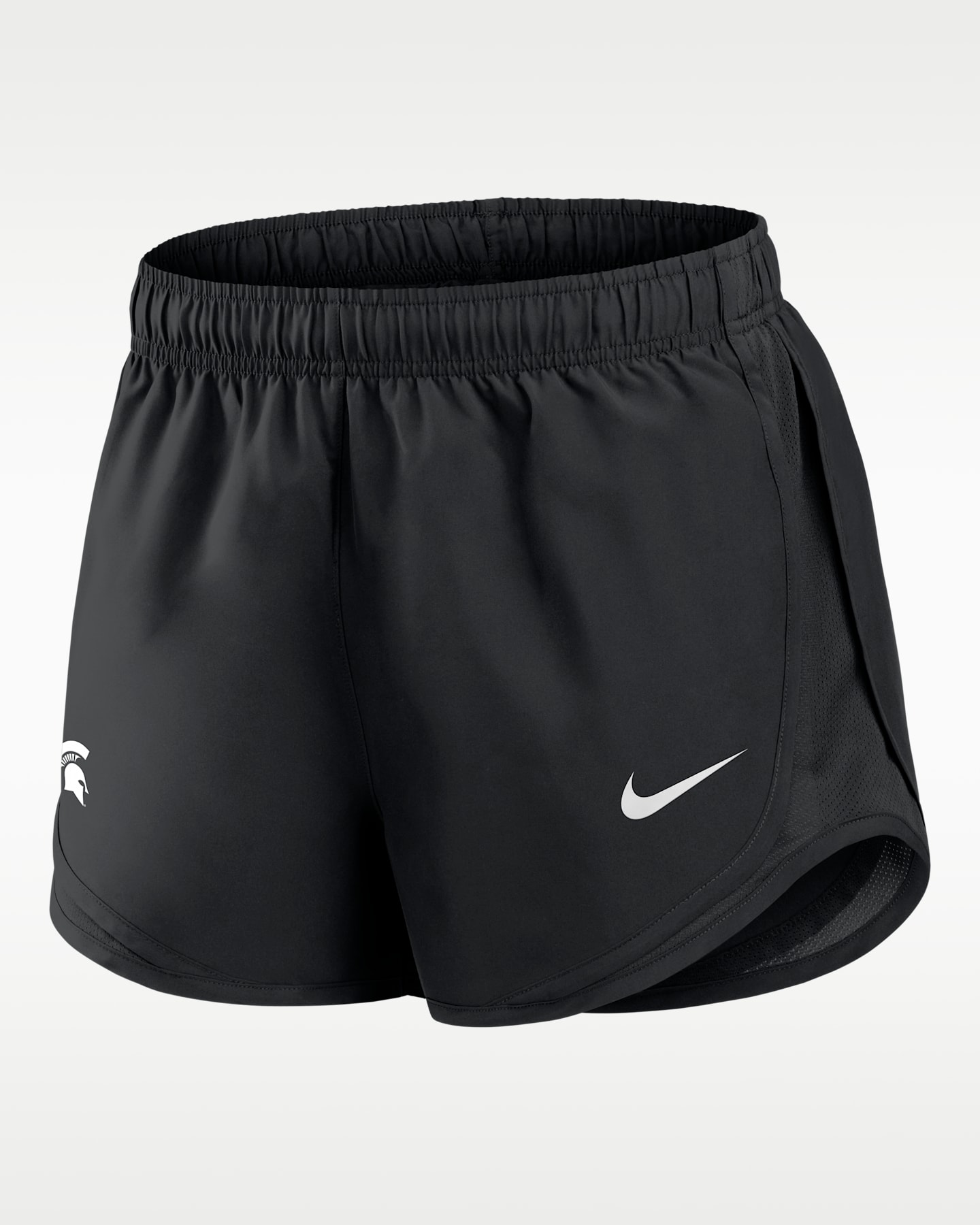 Женские шорты Nike Dri-FIT College Michigan State Tempo, цвет: Чёрный — фото 3
