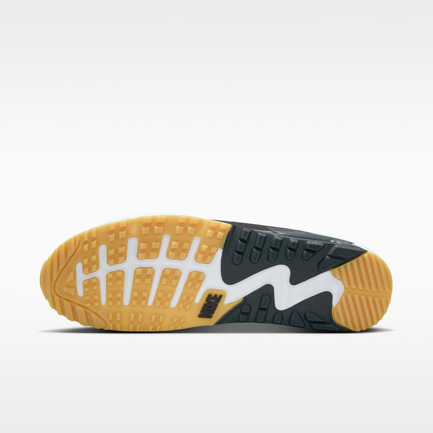 Женские кроссовки Nike Air Max 90 G Golf Shoes, цвет: Чёрный / Белый — фото 2