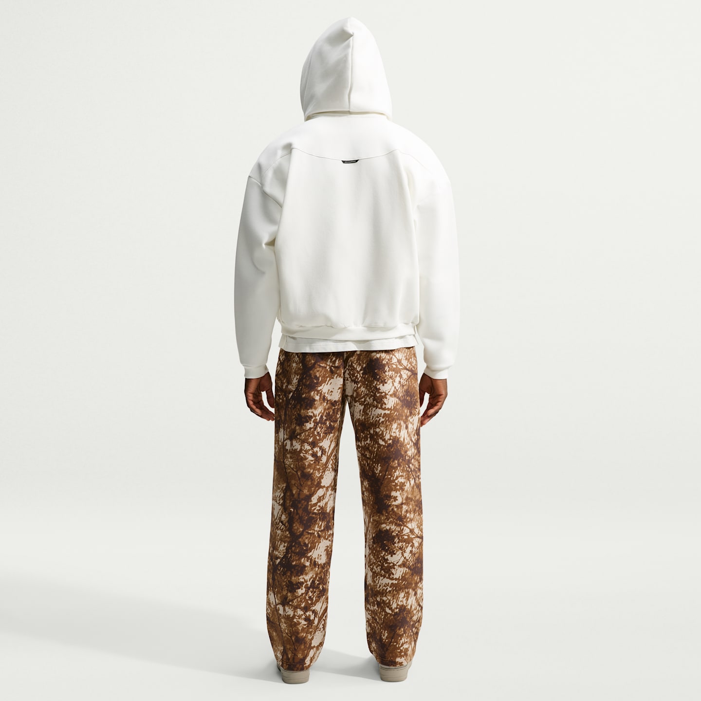 Мужские баскетбольные брюки Nike Standard Issue с начёсом и открытым низом, цвет: Пустынный хаки / Бледная слоновая кость — фото 5