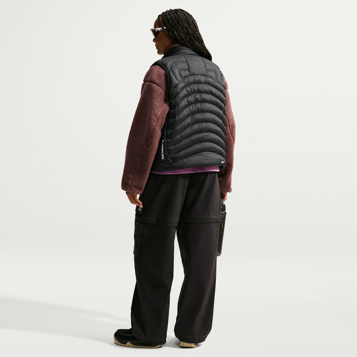 Женский жилет Nike ACG Lava Flow Therma-FIT ADV, цвет: Чёрный / Снежный белый — фото 5